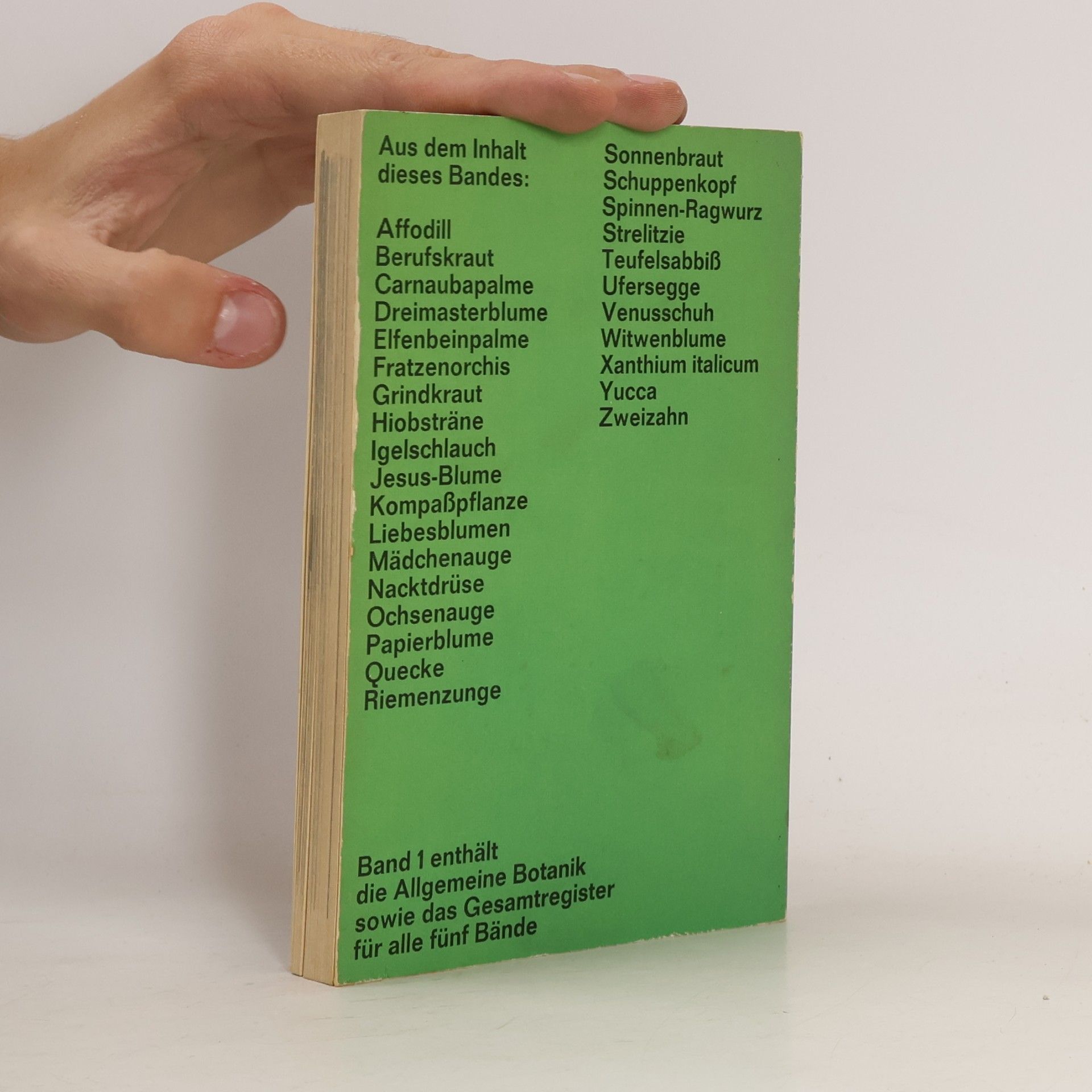 Cesare Conci rororo Pflanzen-lexikon in 5 Bänden: Systematische Darstellung des gesamten Pflanzenreichs 5 Band