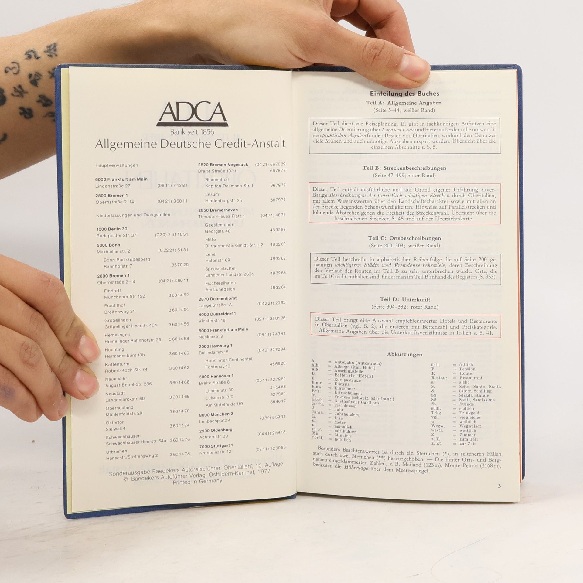 Various authors ADCA Autoreiseführer Oberitalien