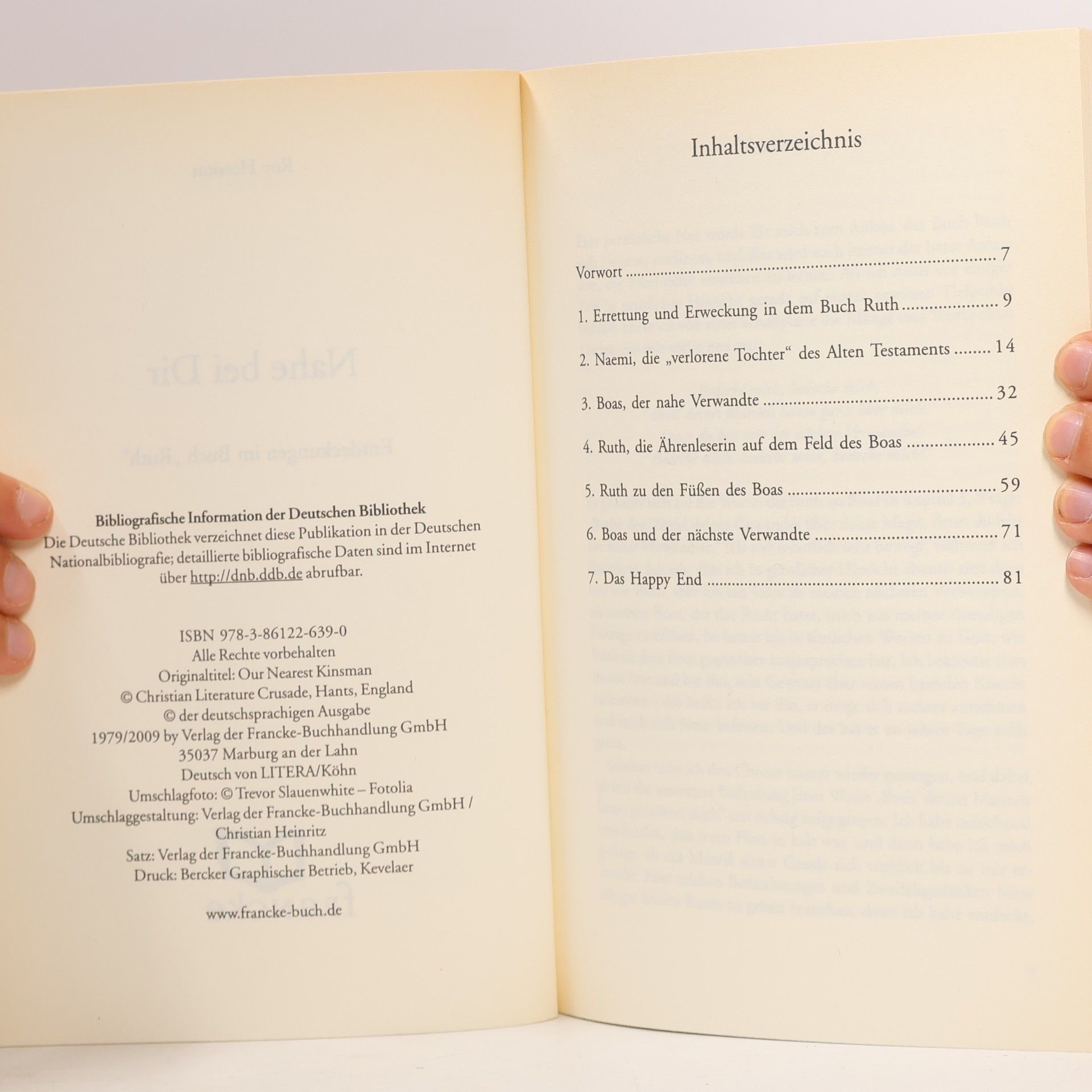 Roy Hession Nahe bei Dir. Entdeckungen im Buch "Ruth"