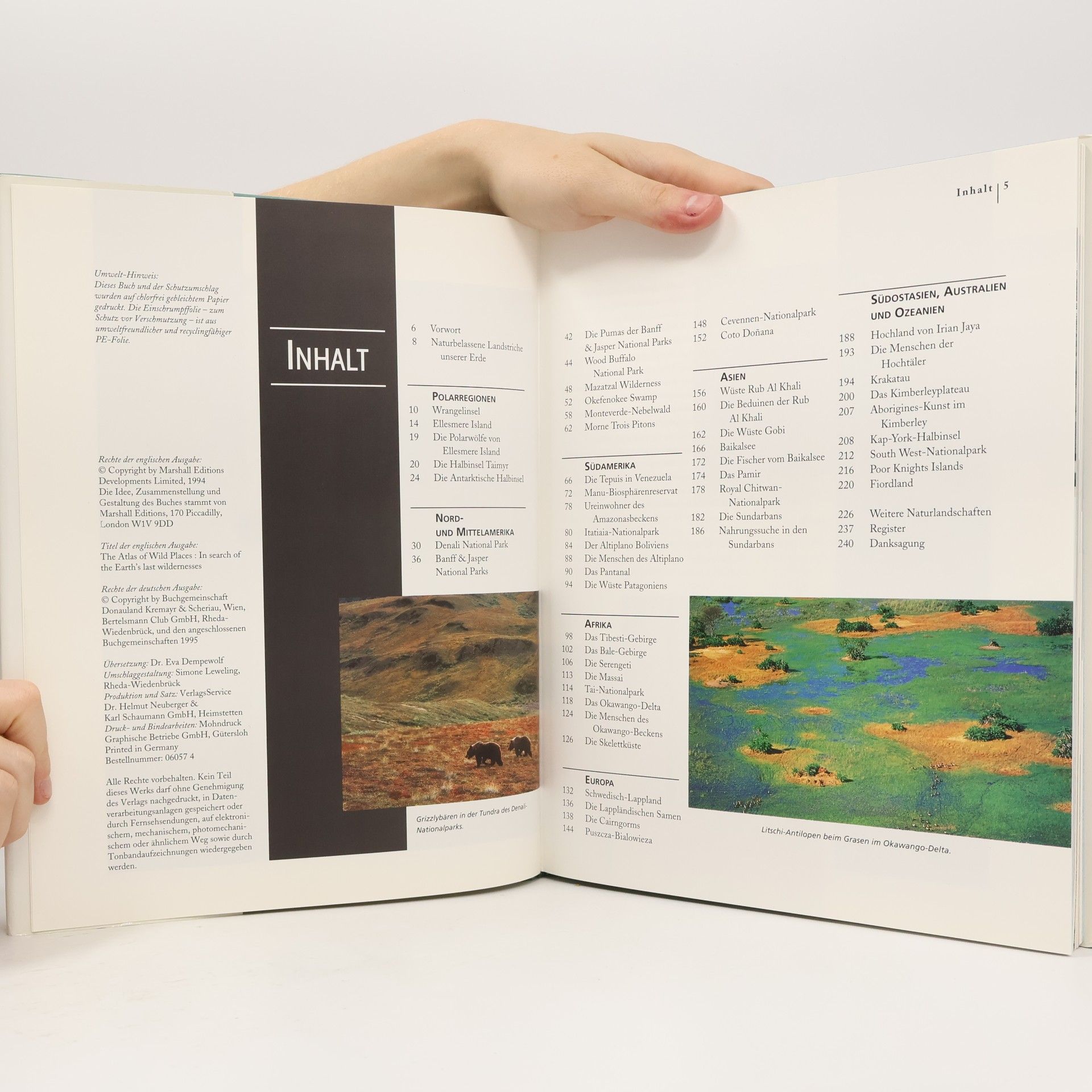 Roger Few Atlas der Naturlandschaften. Die letzten Paradiese unserer Erde