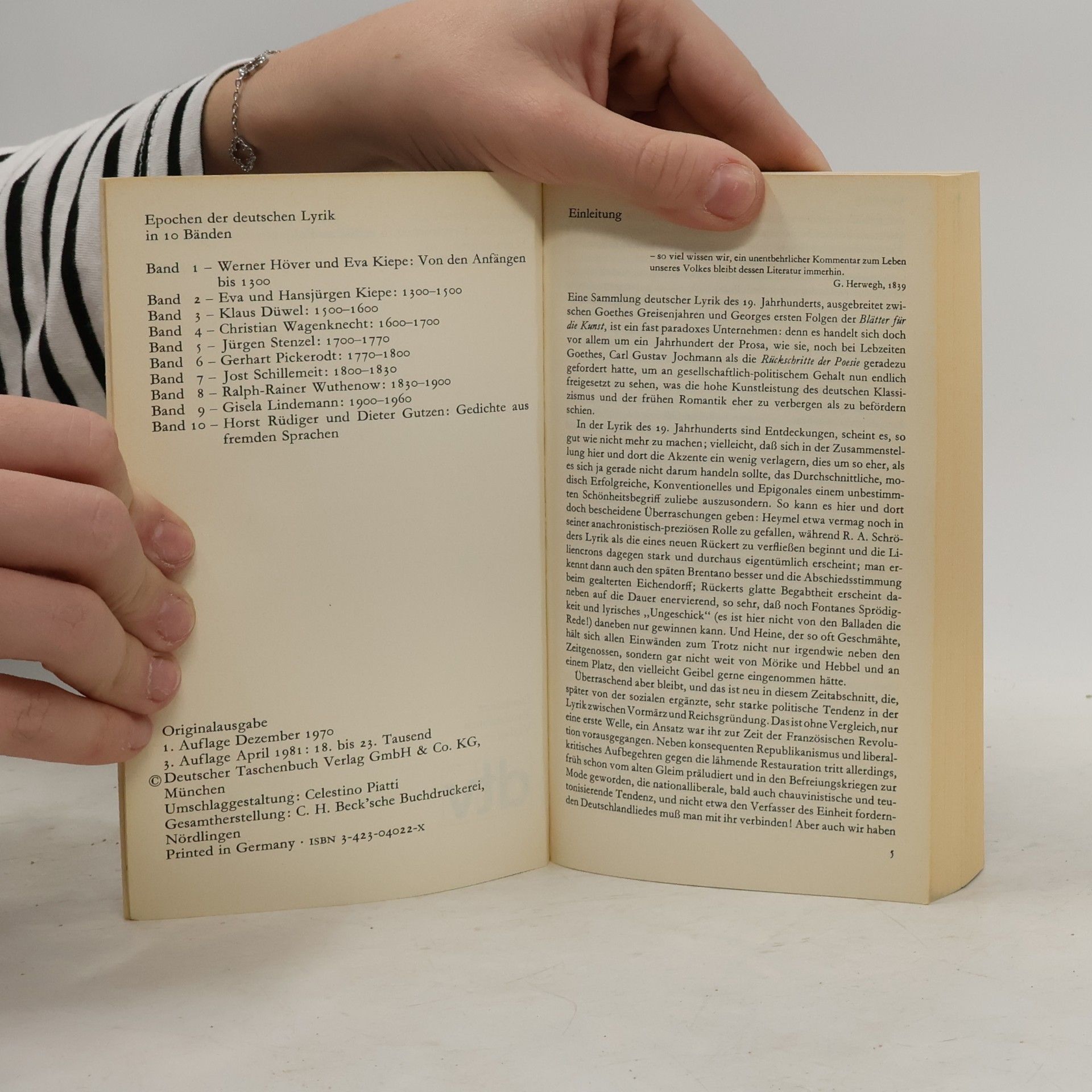 Ralph-Rainer Wuthenow Epochen der deutschen Lyrik 8
