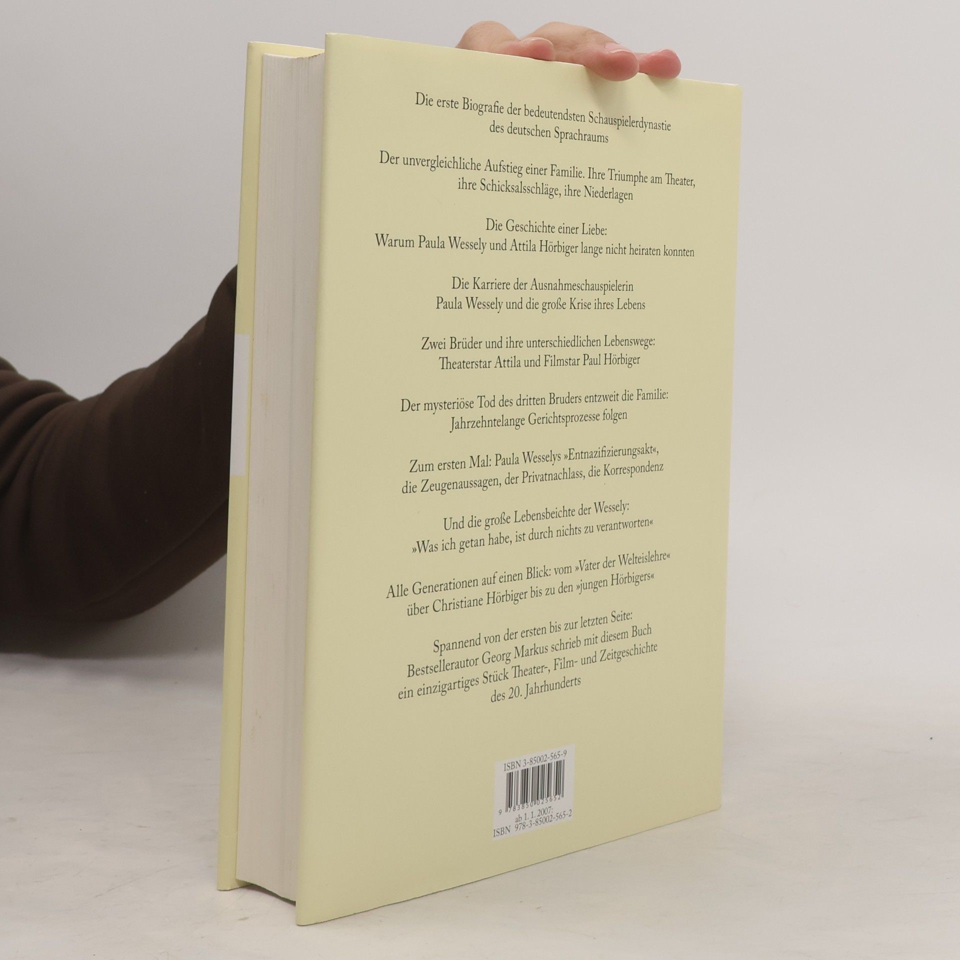 Georg Markus Die Hörbigers: Biografie einer Familie