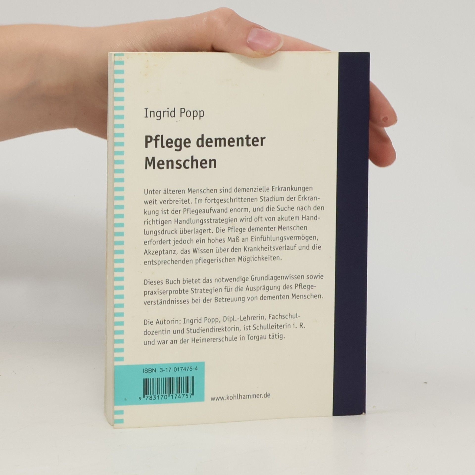 Lydia Ingrid Popp Pflege dementer Menschen