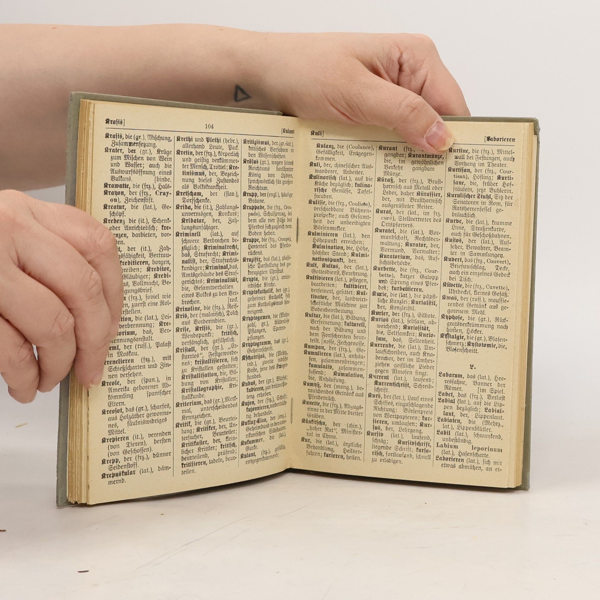 K. E. Schimmer Allgemeines fremdwörterbuch