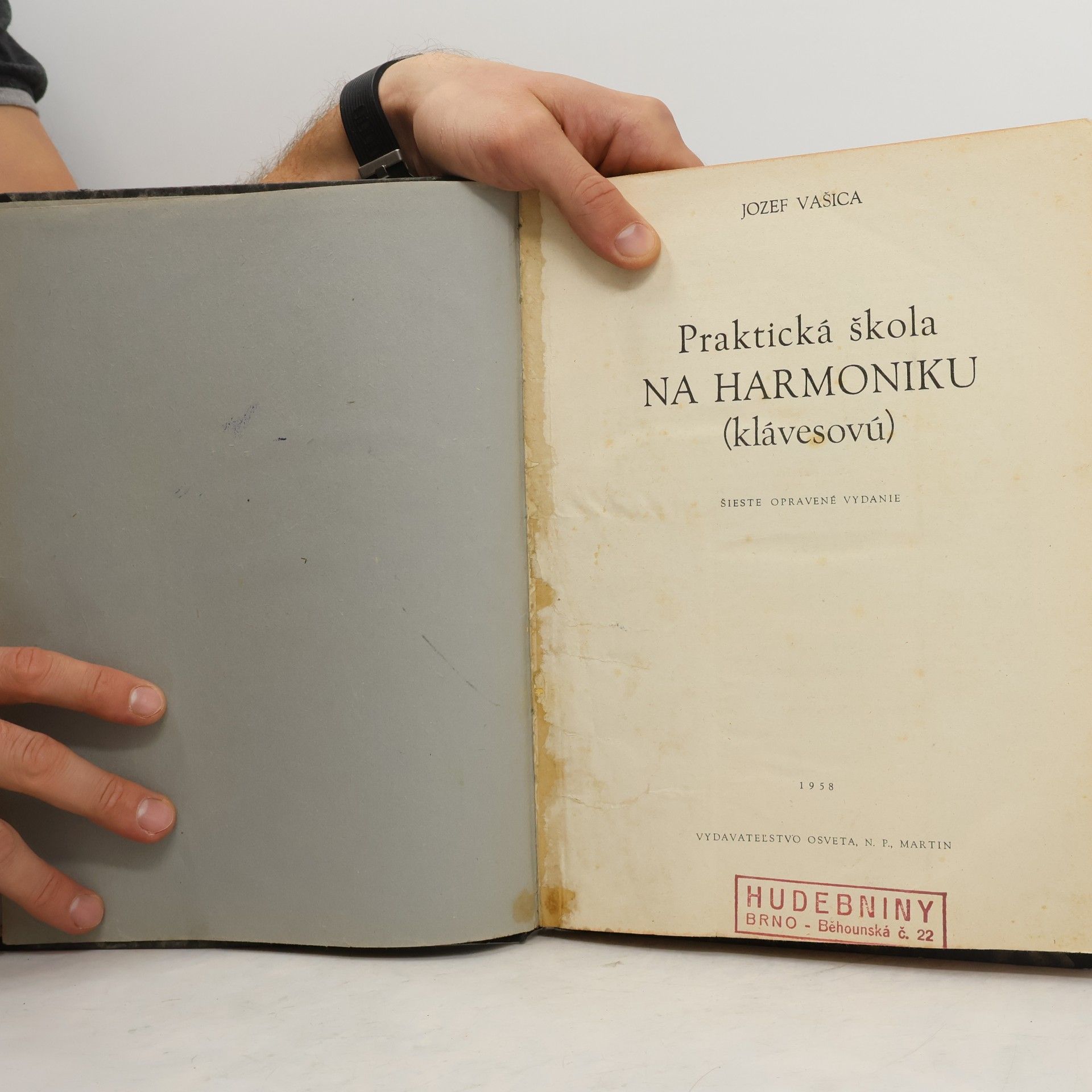 Jozef Vašica Praktická škola na harmoniku (klávesovú)