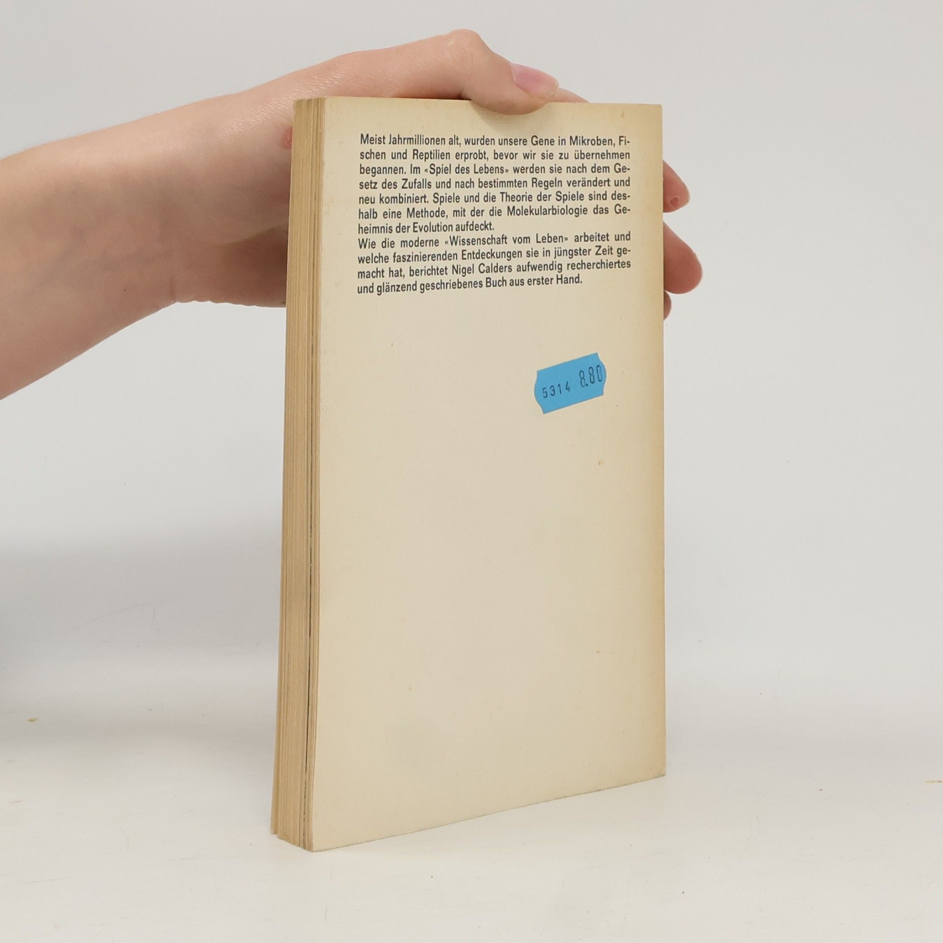 Nigel Calder Das Lebensspiel