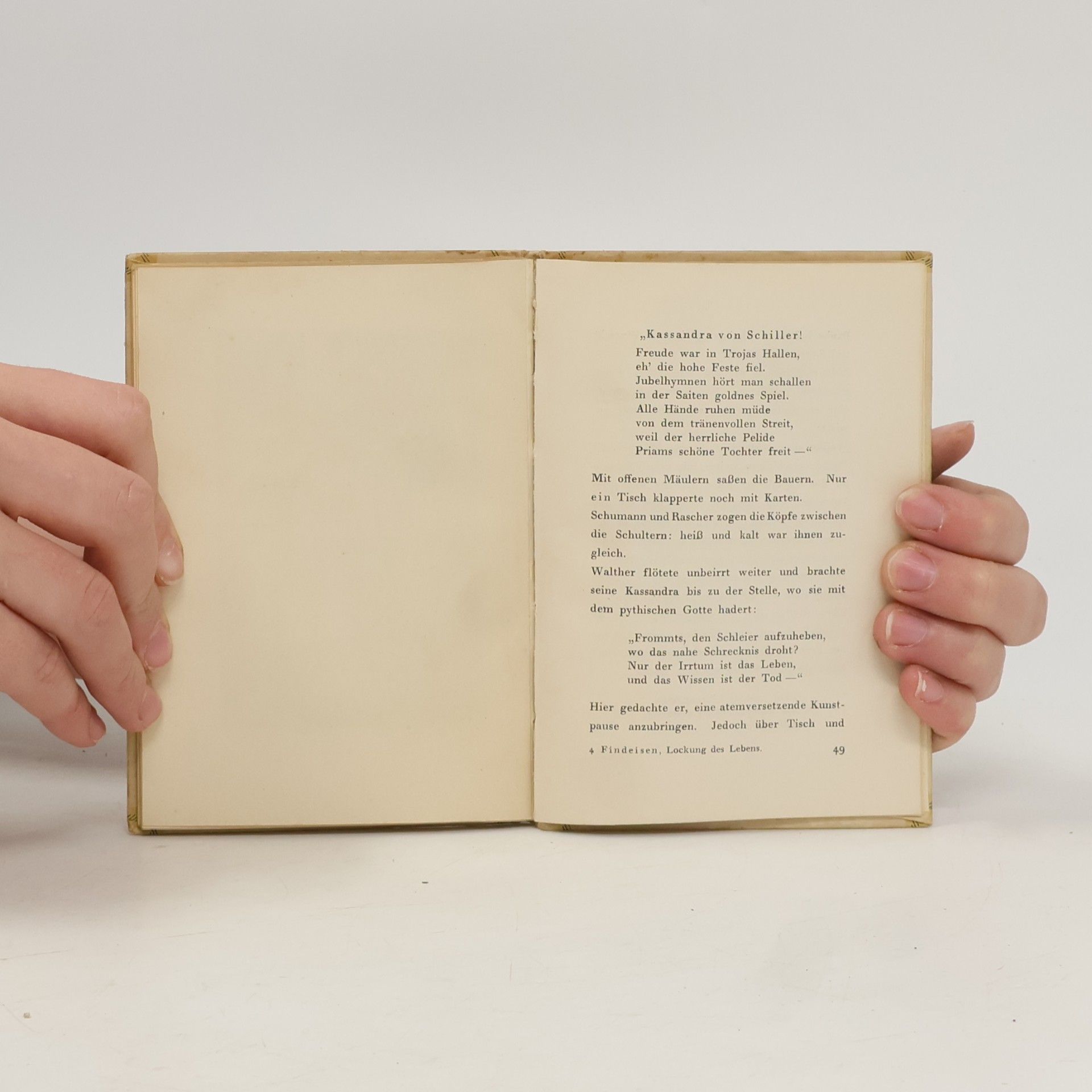 Kurt Arnold Findeisen Lockung des Lebens