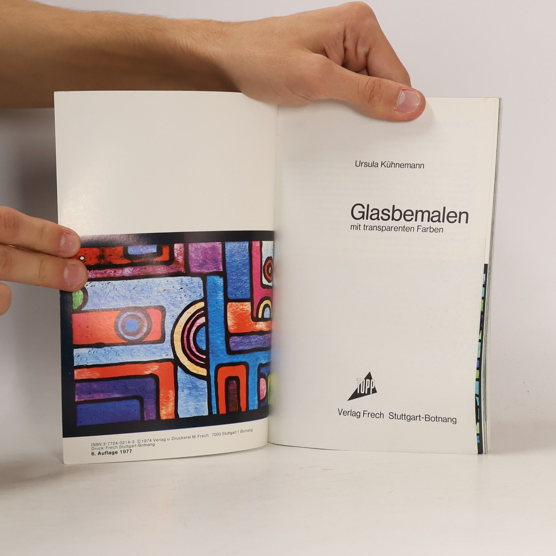 Ursula Kühnemann Glasbemalen mit transparenten Farben
