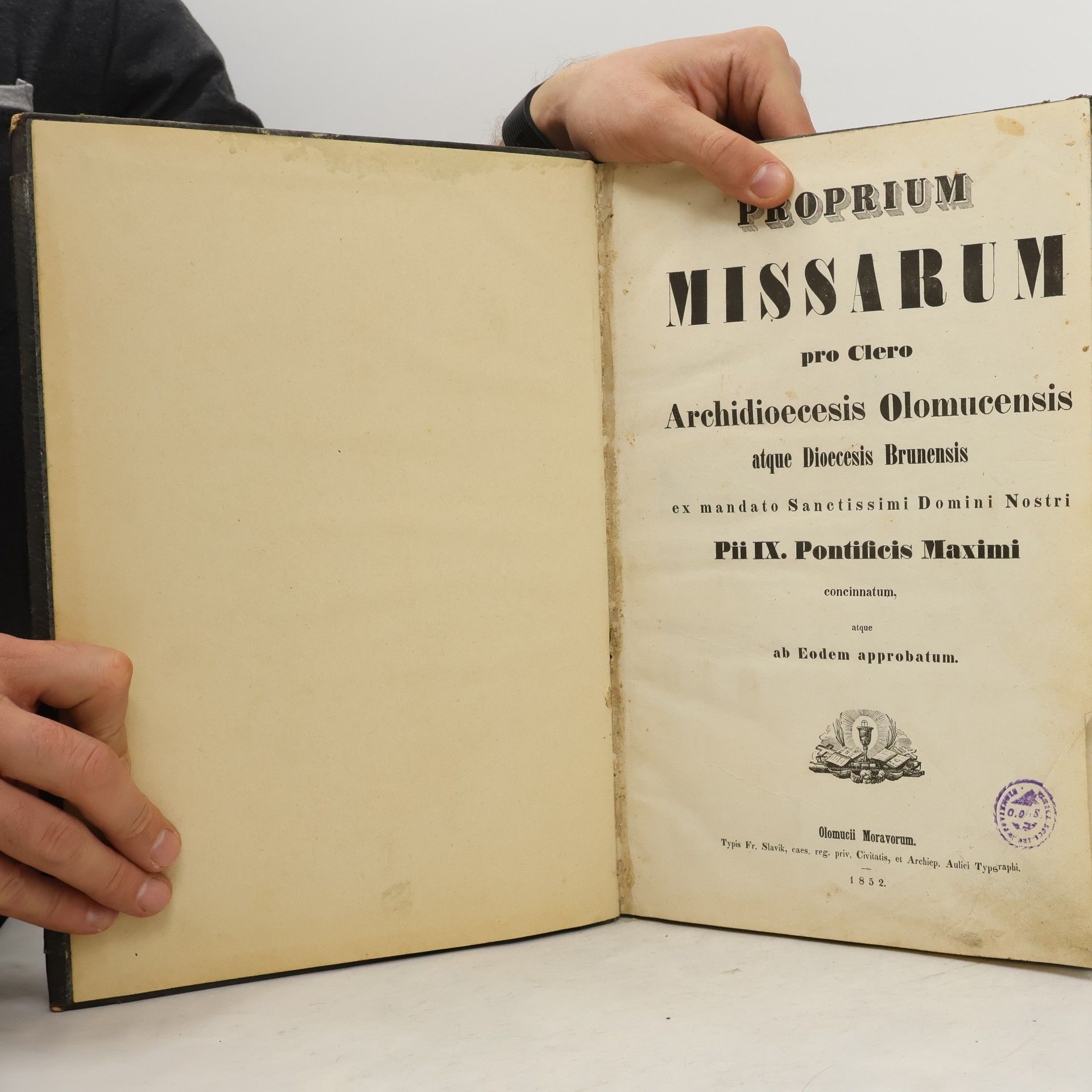 AA.VV. Proprium Missarum pro Clero Archidioecesis Olomucensis atque Dioecesis Brunensis ...