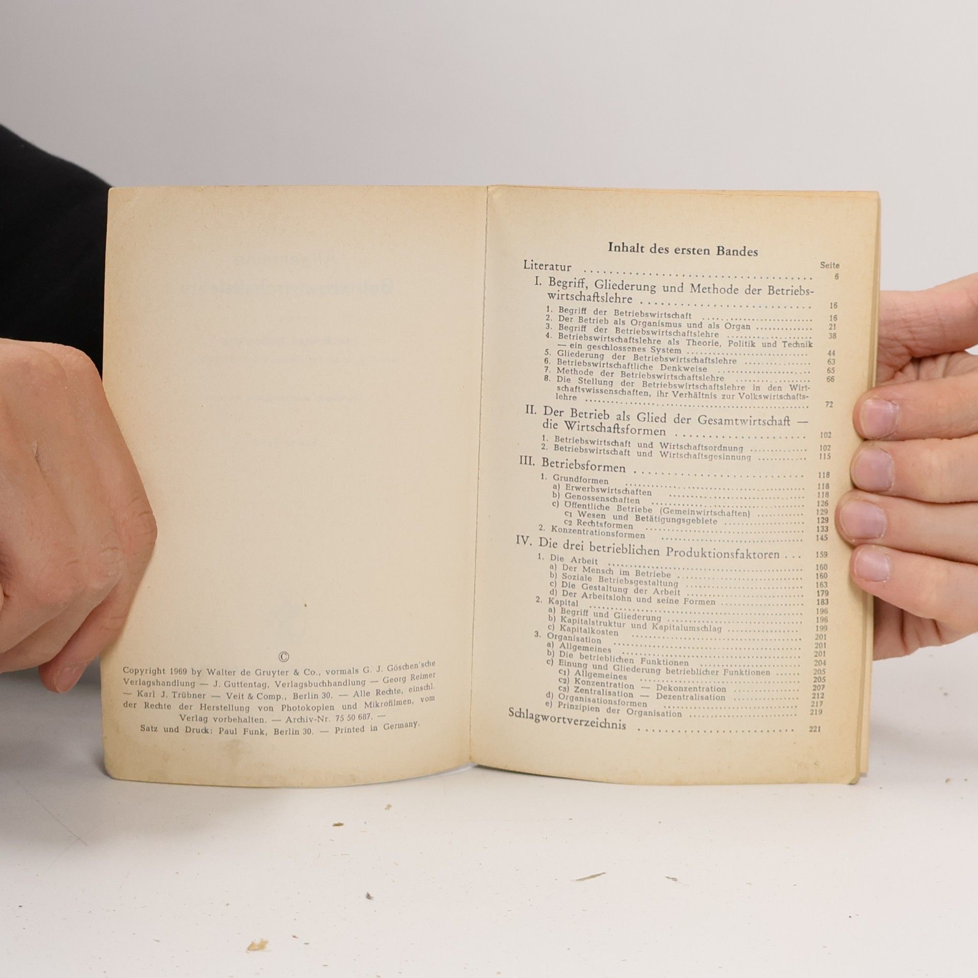 Konrad Mellerowicz Allgemeine Betriebswirtschaftslehre I