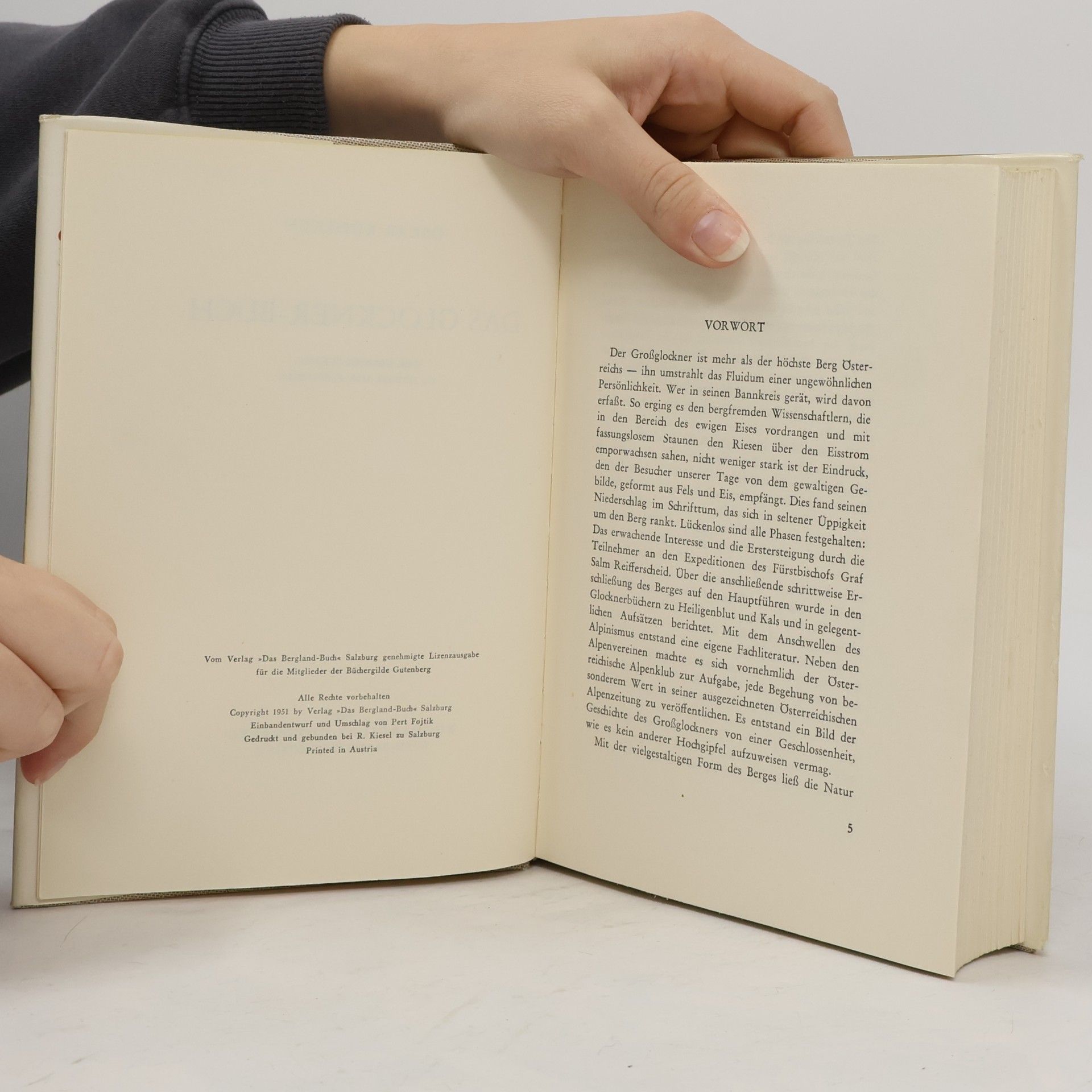 Oskar Kohlken Das Glockner Buch