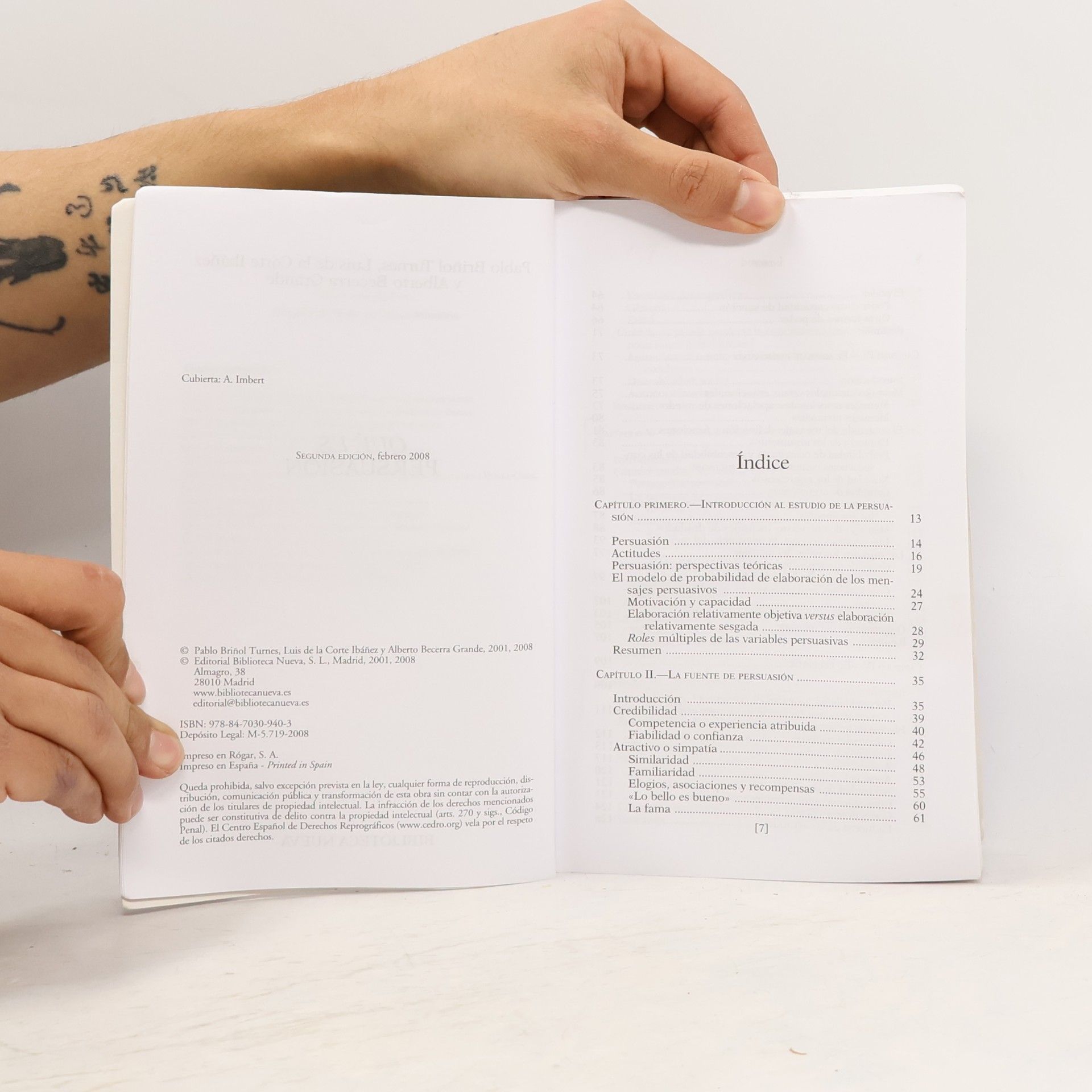 Pablo Briñol Turnes Biblioteca Nueva - 6: Qué es persuasión