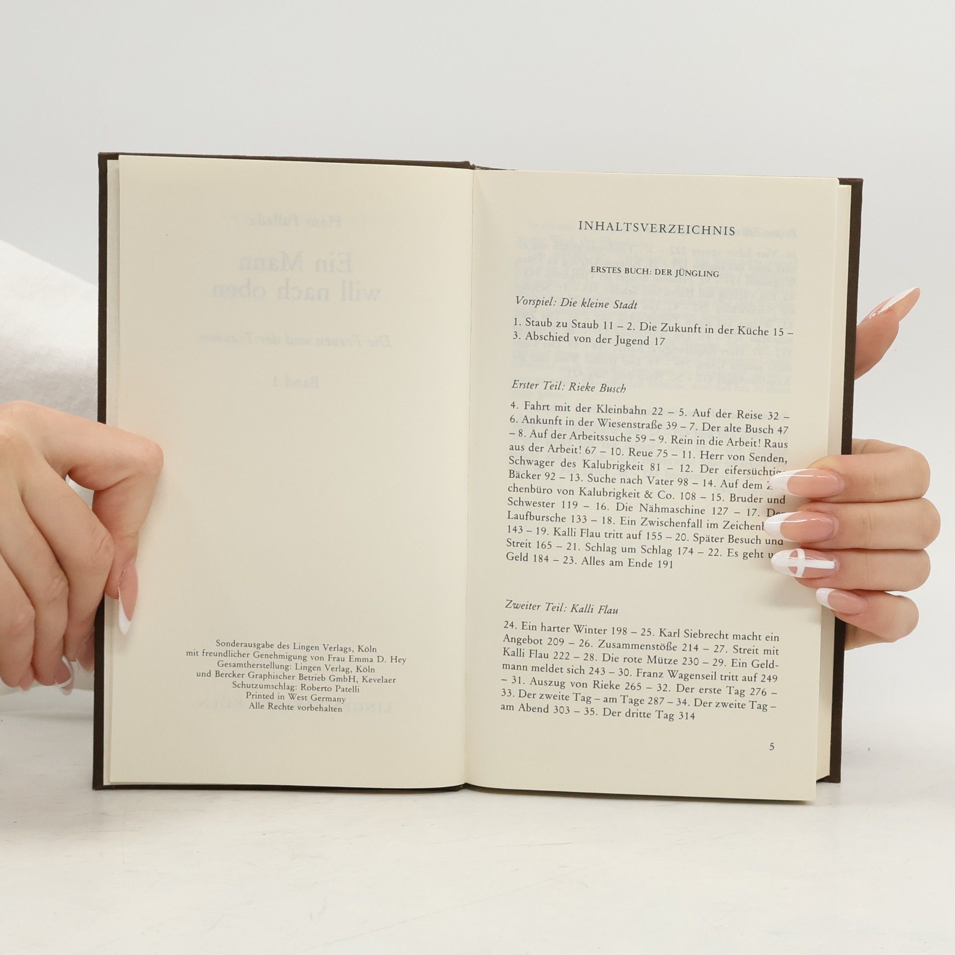 Hans Fallada Ein Mann will nach oben 1