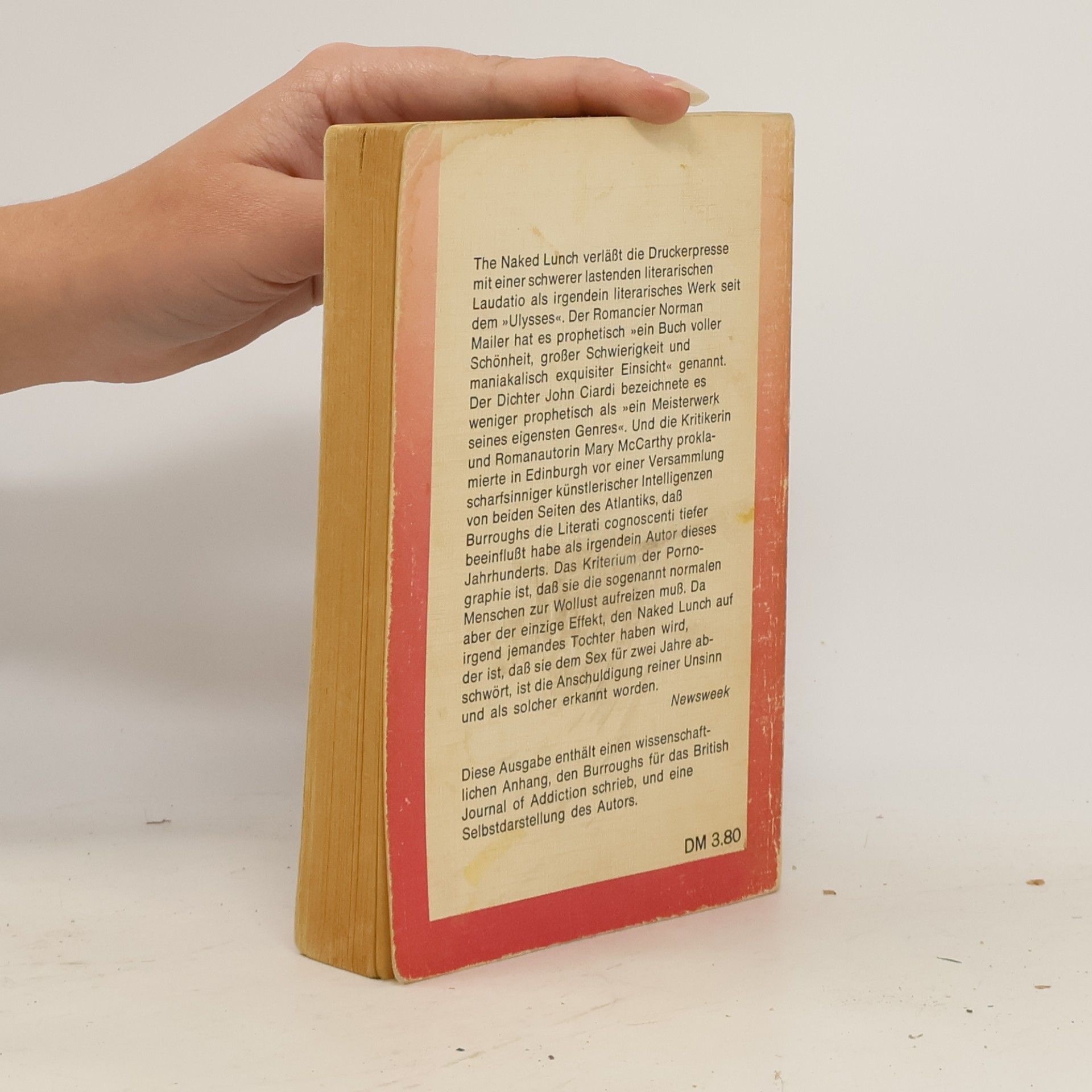 William S. Burroughs The Naked Lunch