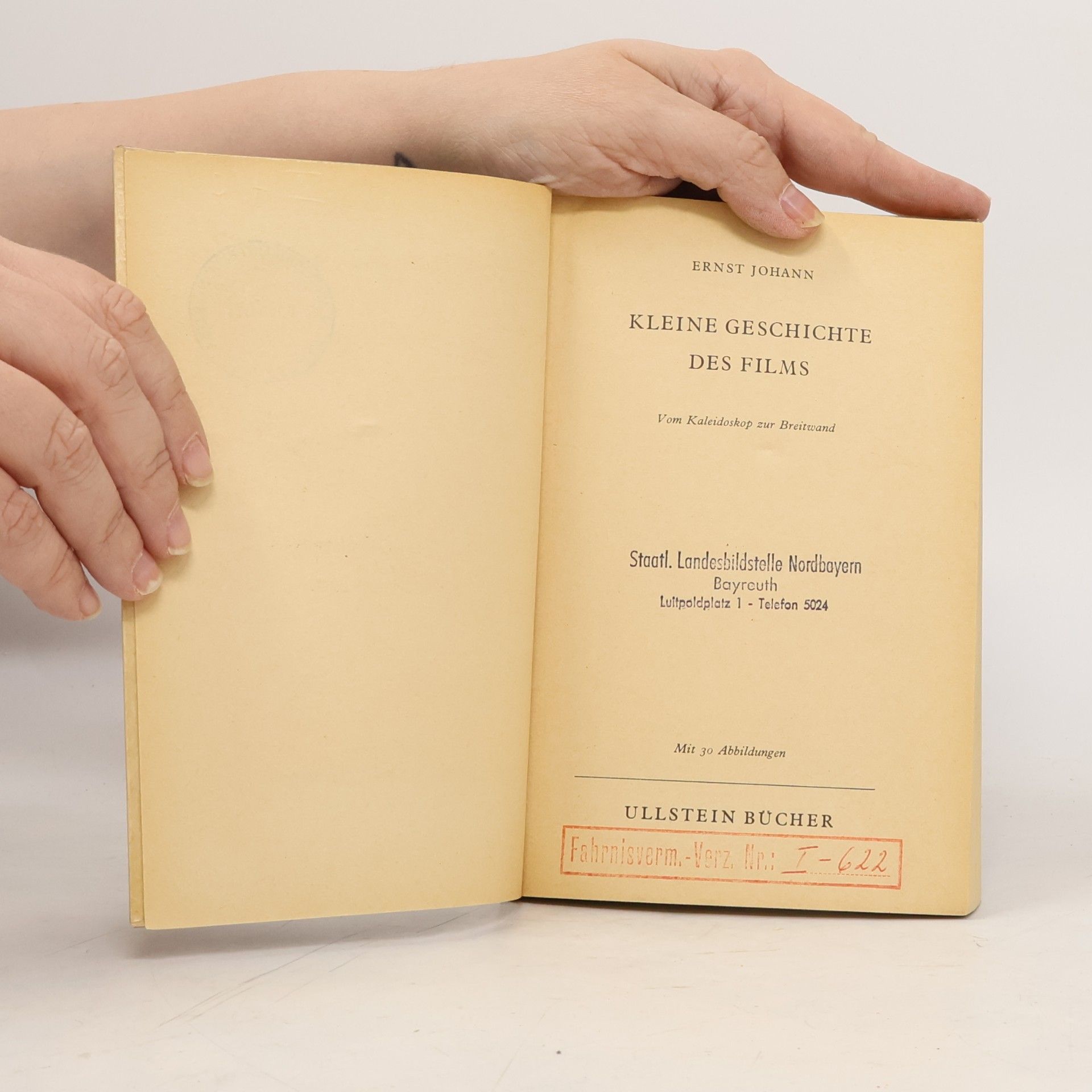 Ernst Johann Kleine Geschichte des Films