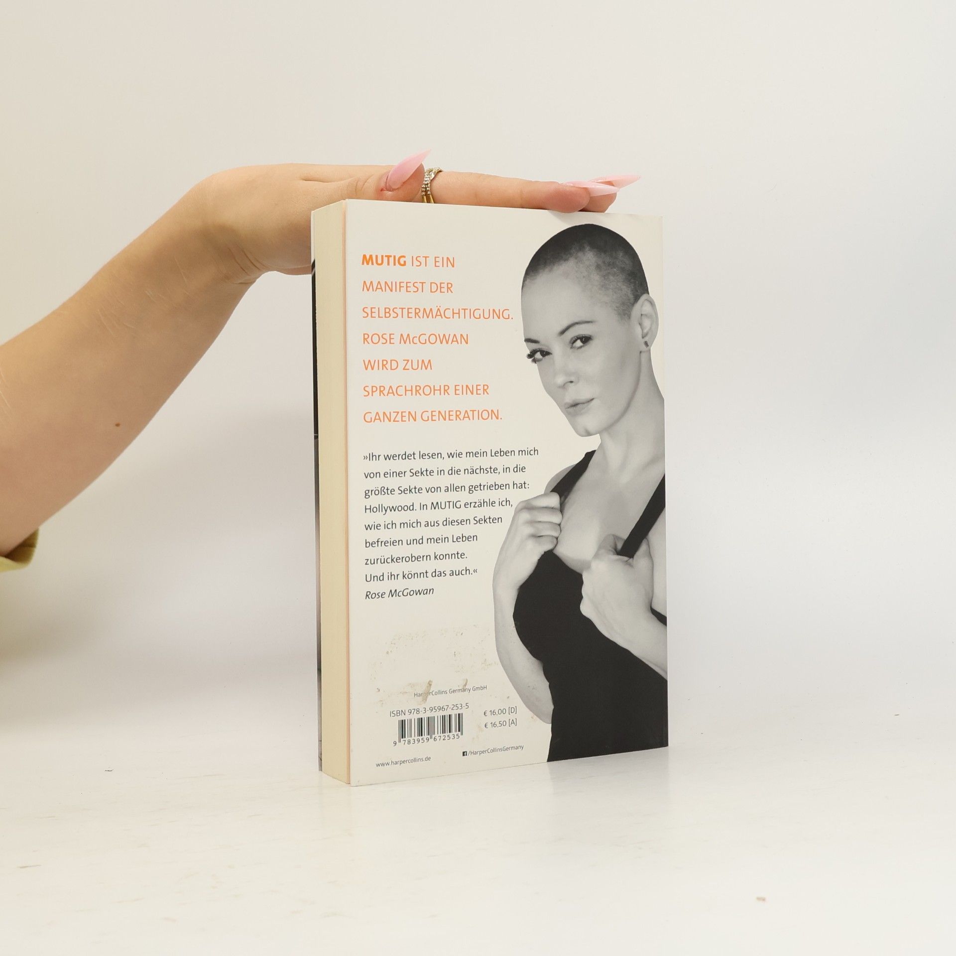 Rose McGowan Mutig
