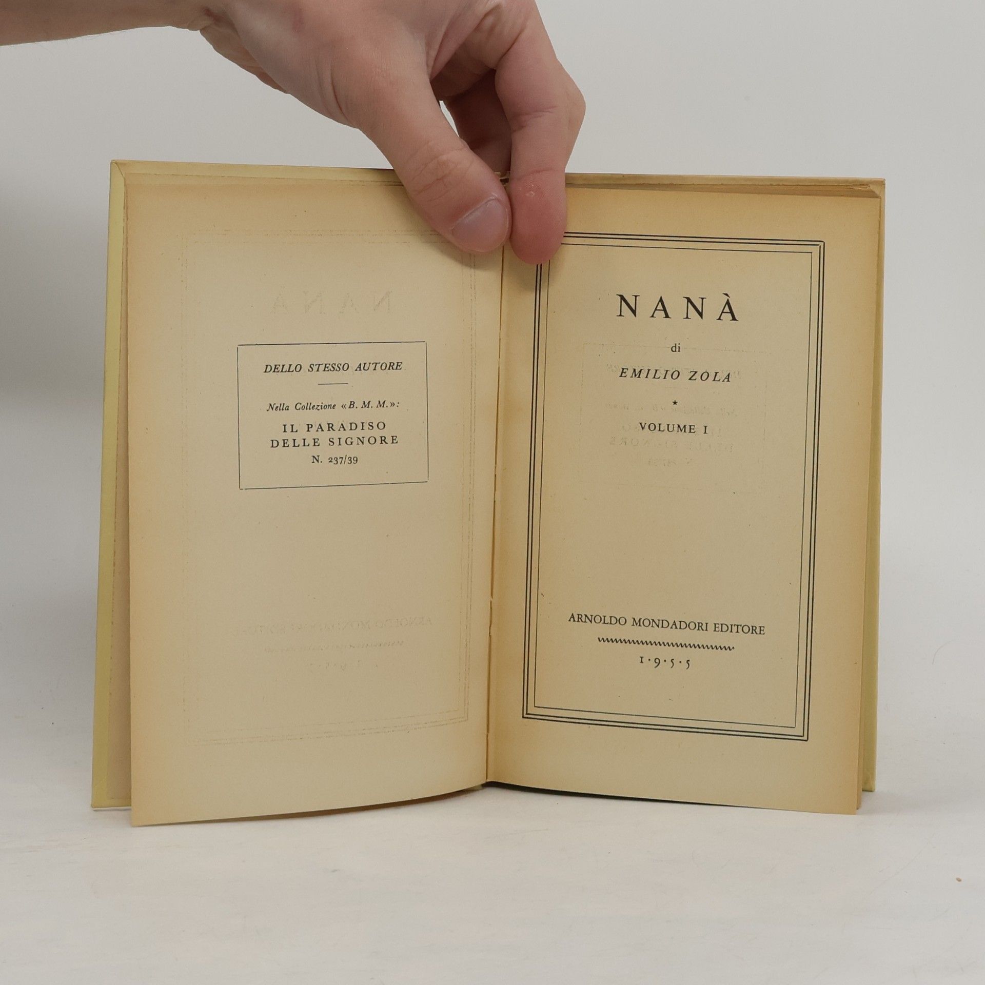 Emilio Zola Nanà I