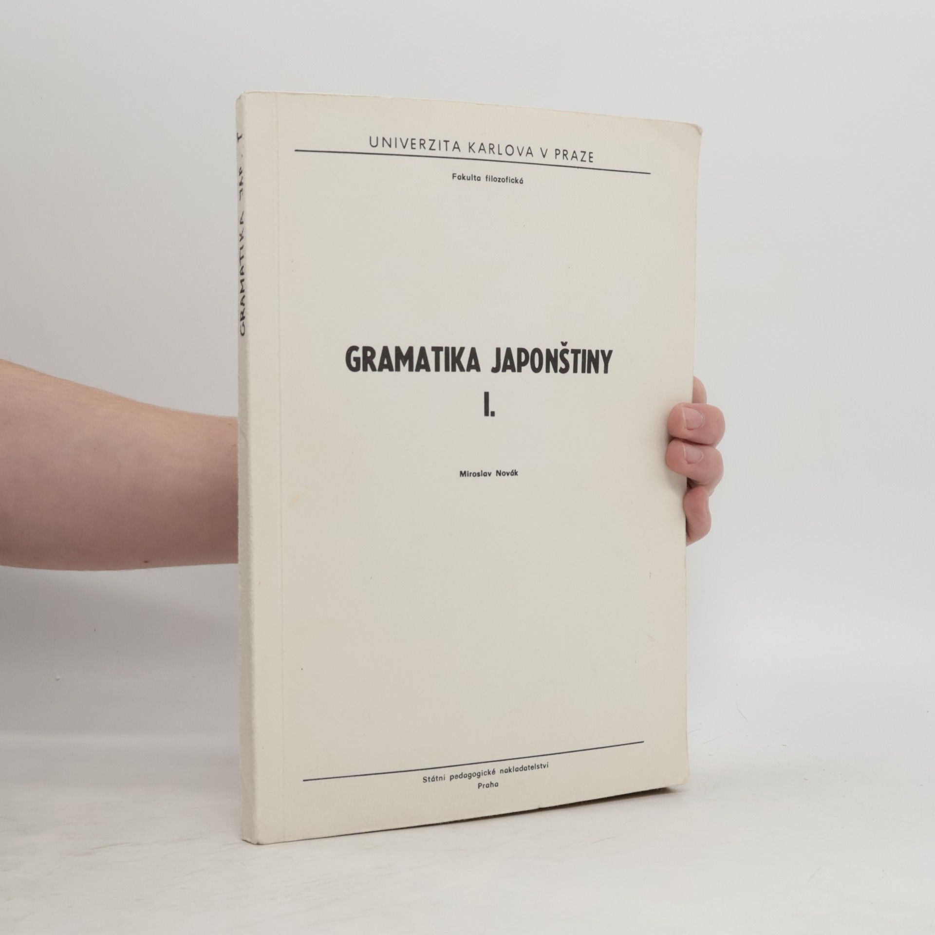 Miroslav Novák Gramatika japonštiny I.