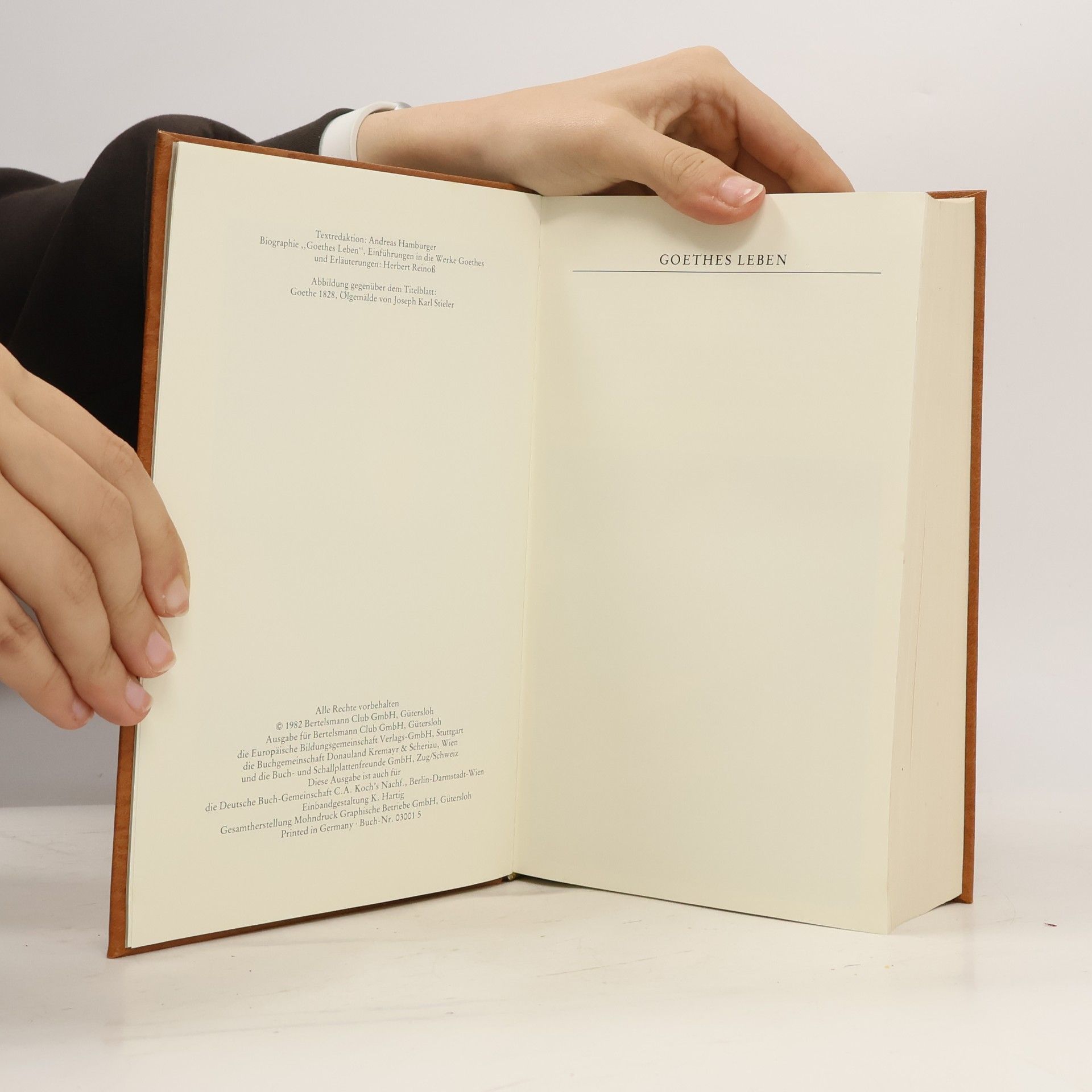Johann Wolfgang von Goethe Goethe Werke 1