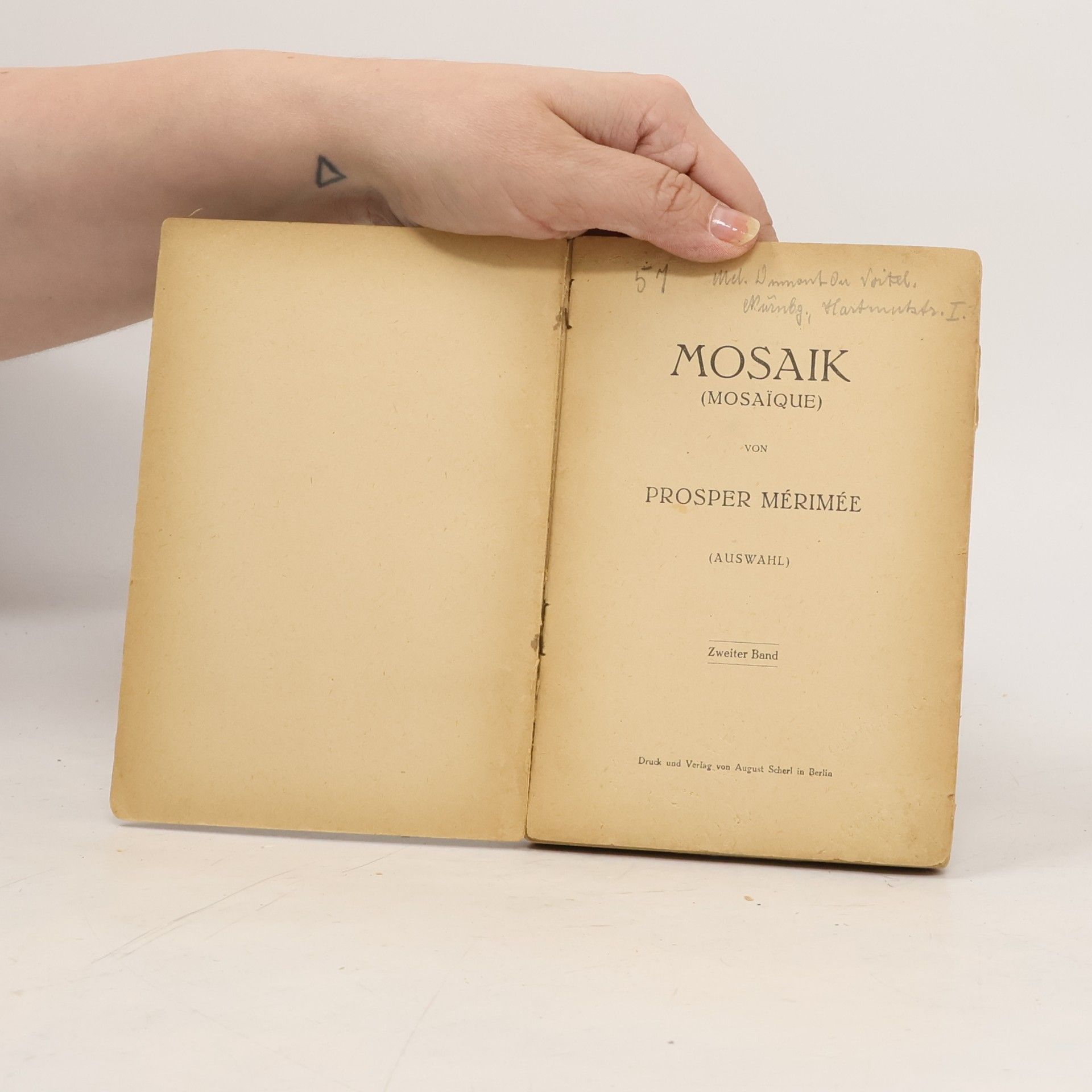 Prosper Mérimée Mosaik (Mosaïque)