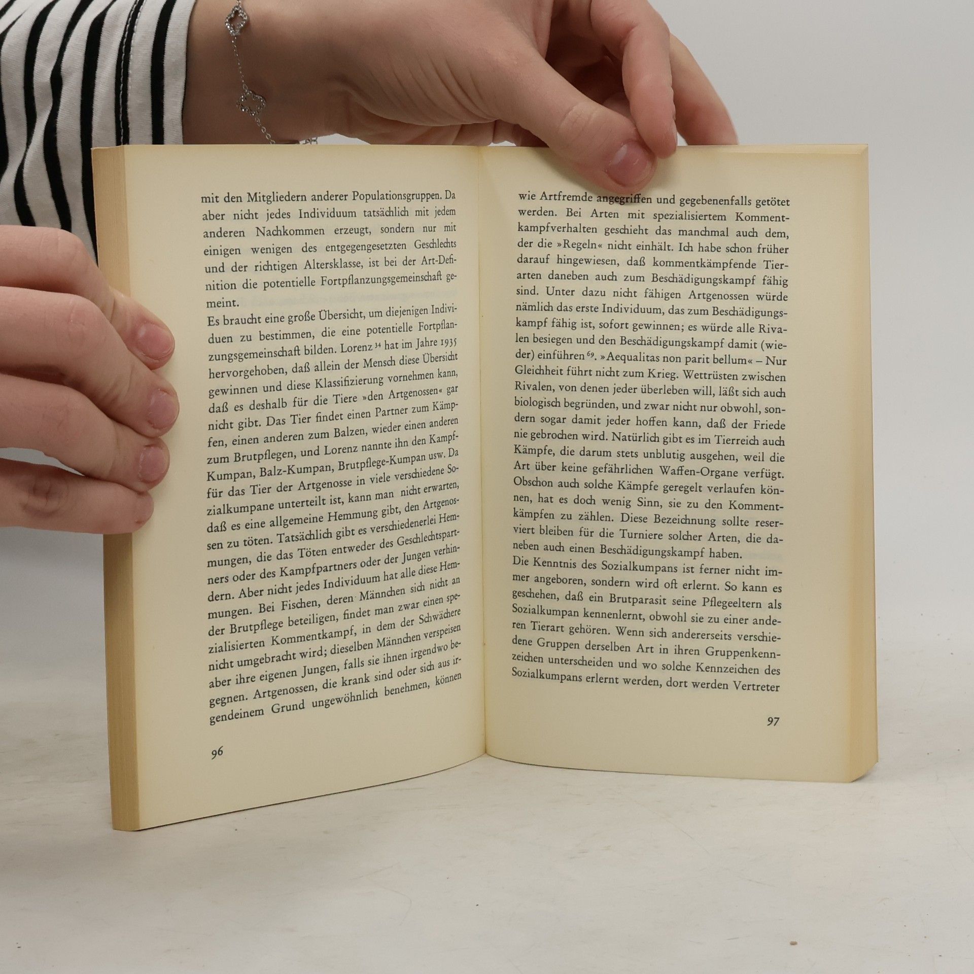 Wolfgang Wickler Die Biologie der zehn Gebote