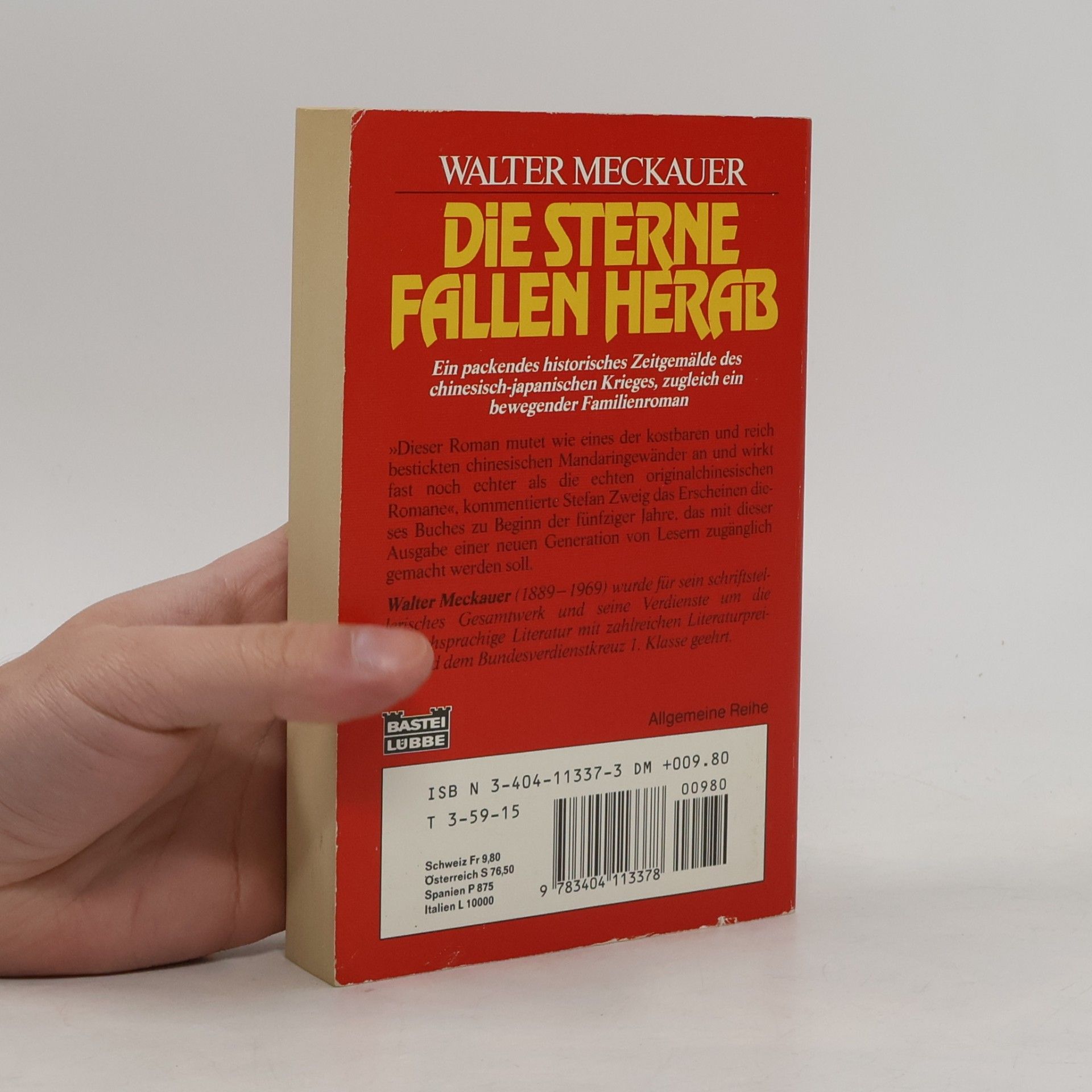 Walter Moritz Meckauer Die Sterne fallen herab