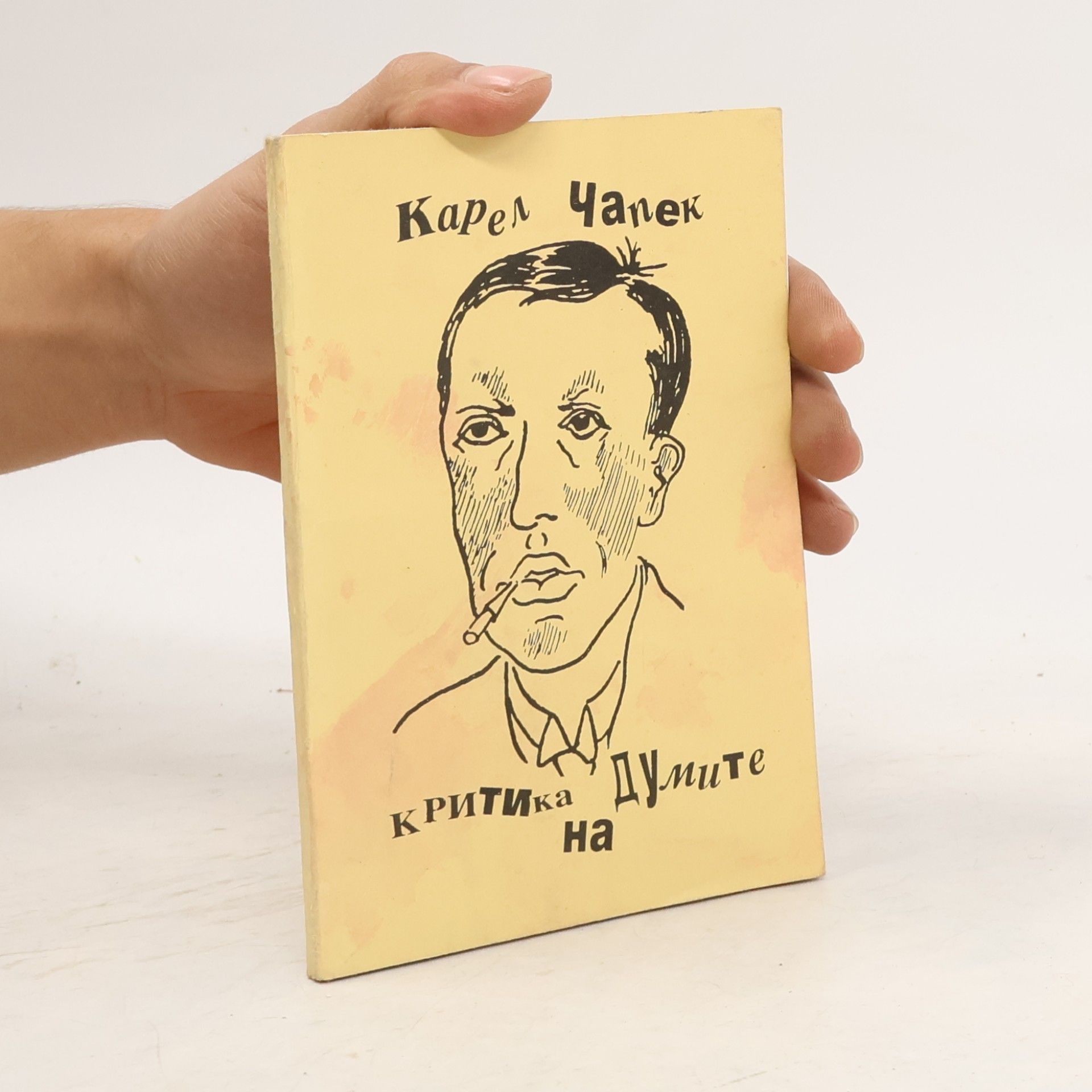 Karel Čapek Критика на думитe