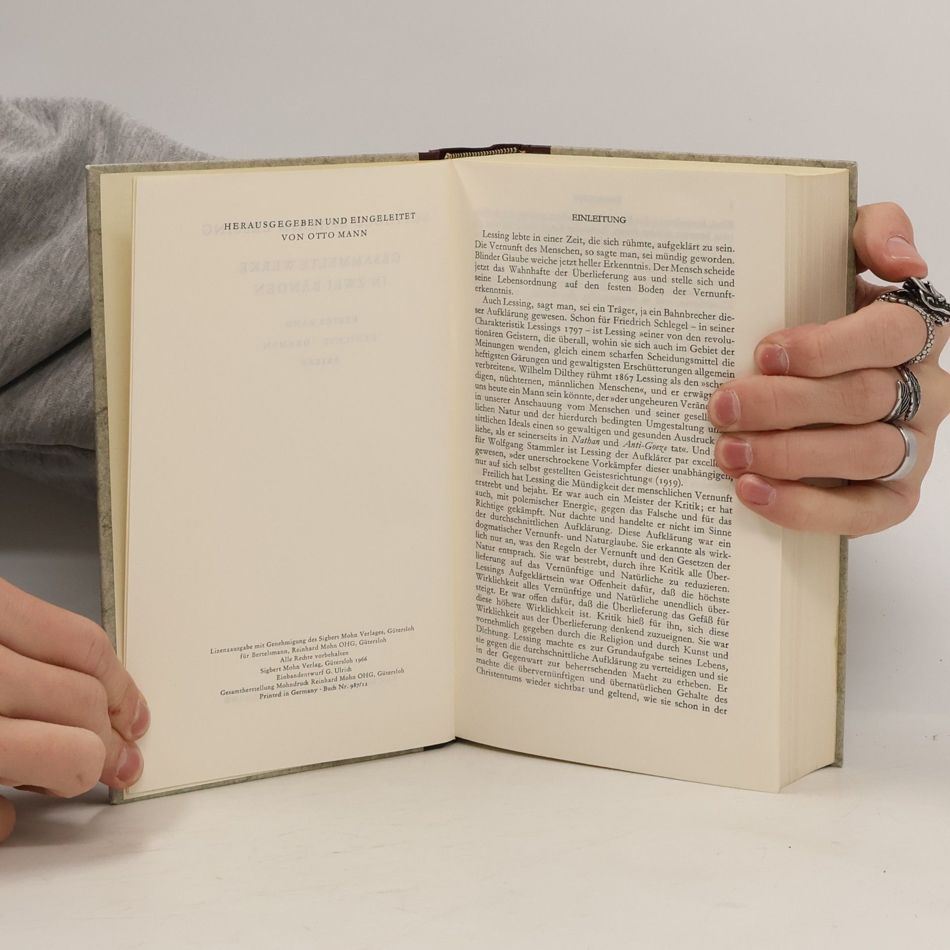 Gotthold Ephraim Lessing Gedichte Dramen Briefe