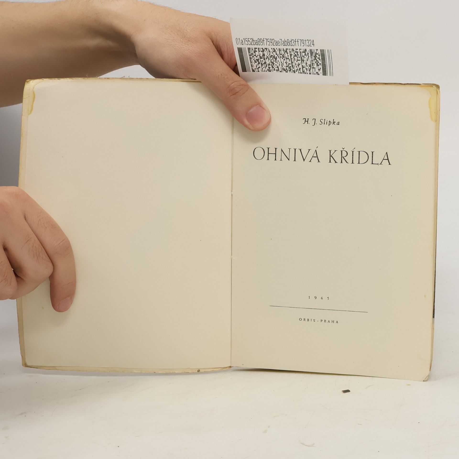 Hugo J. Slípka Ohnivá křídla
