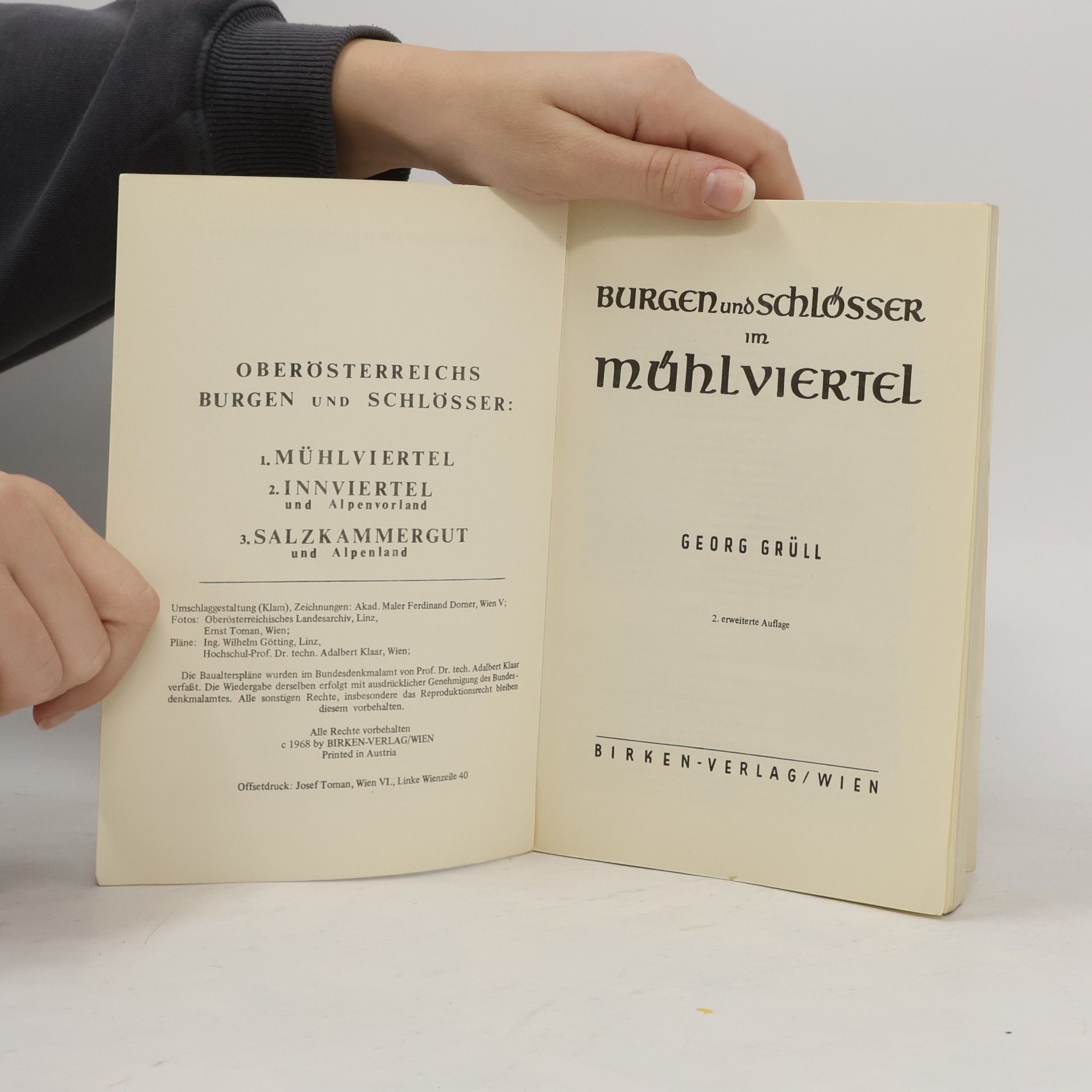 Georg Grüll Burgen und Schlösser im Mühlviertel