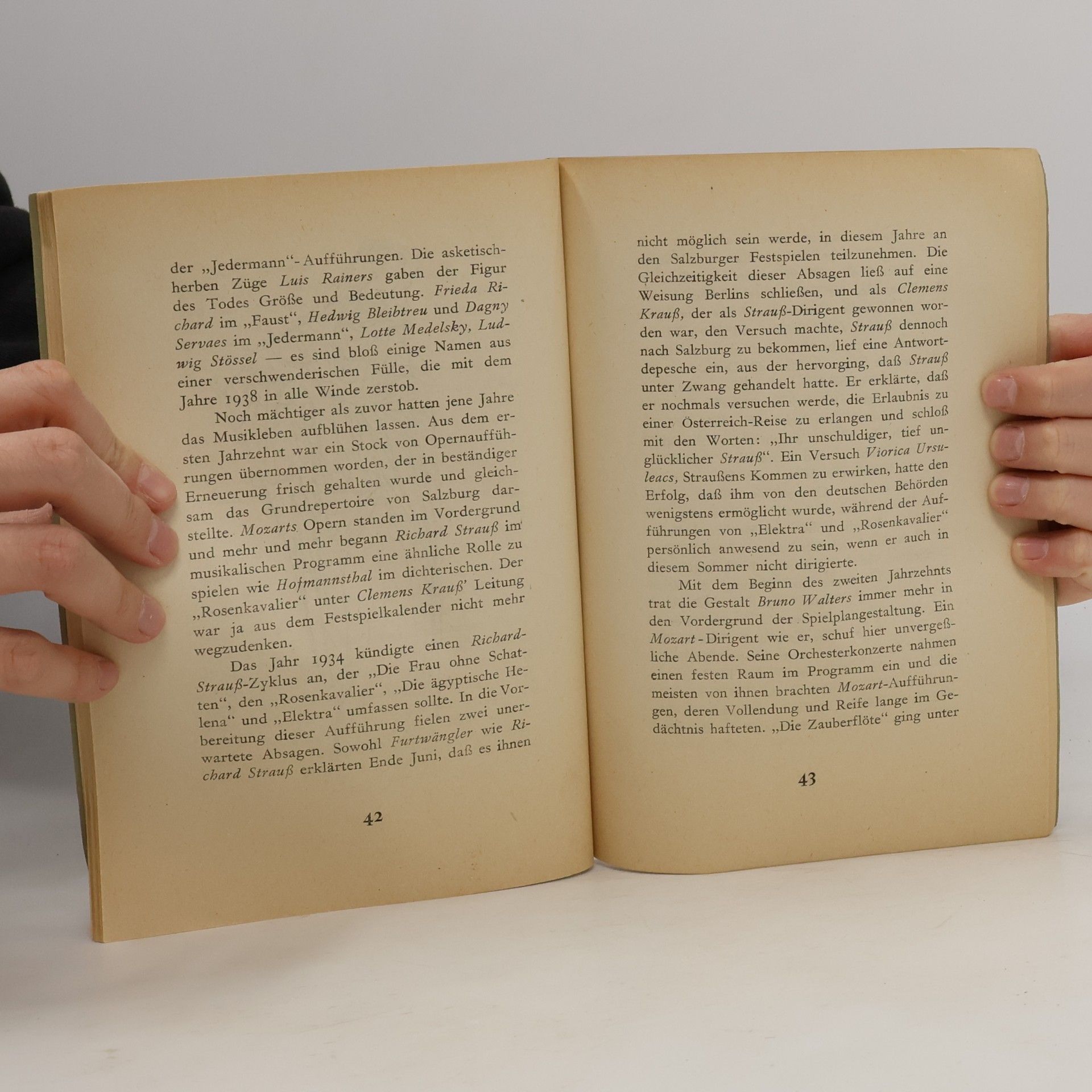 Otto F. Beer Kleines Salzburger Festspielbuch