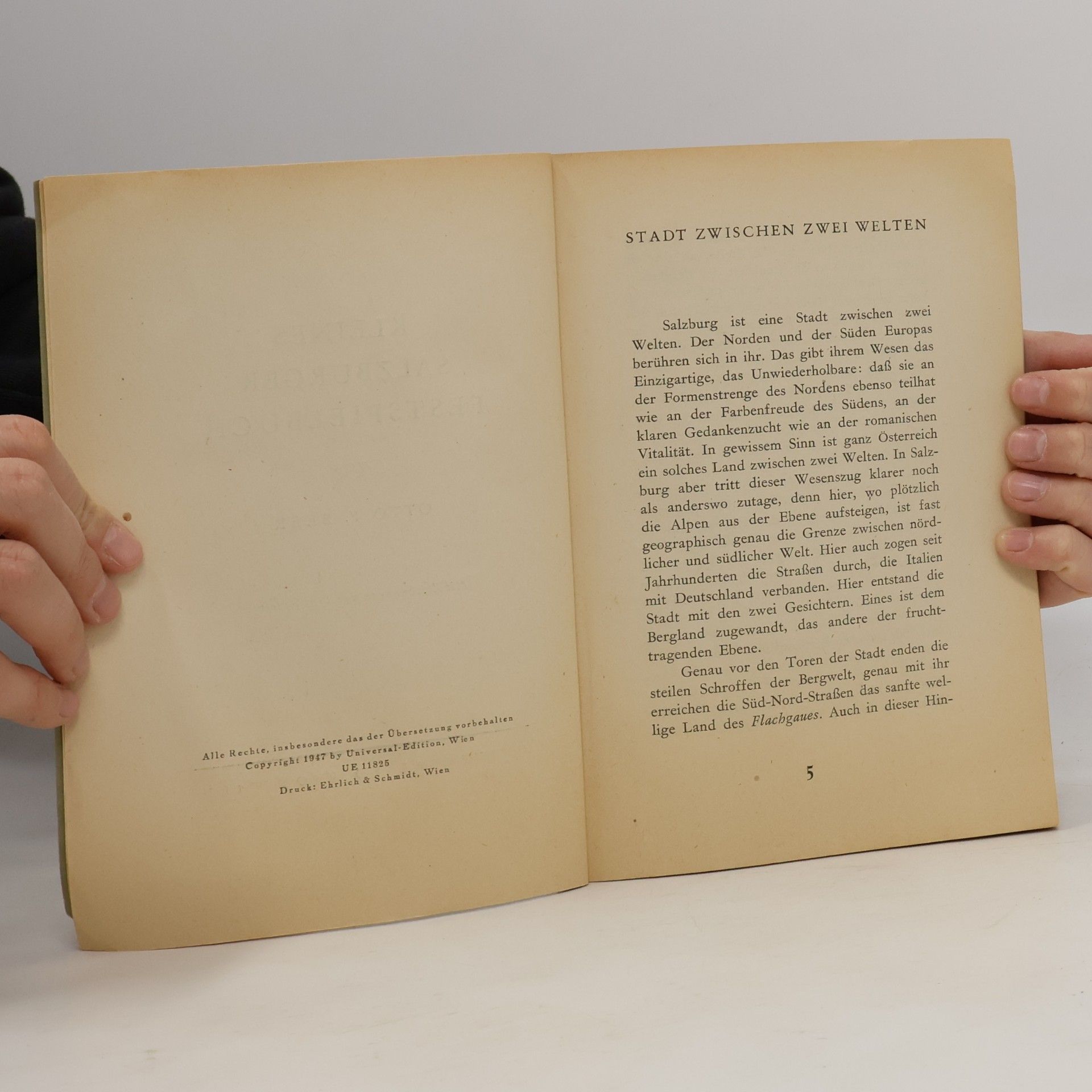 Otto F. Beer Kleines Salzburger Festspielbuch