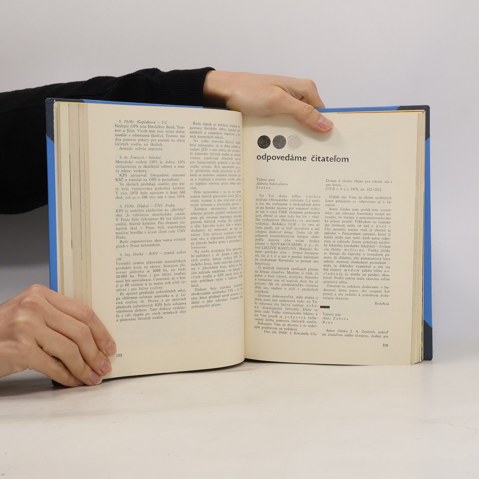 V. Vrbik Naše léčivé rostliny 1976-77