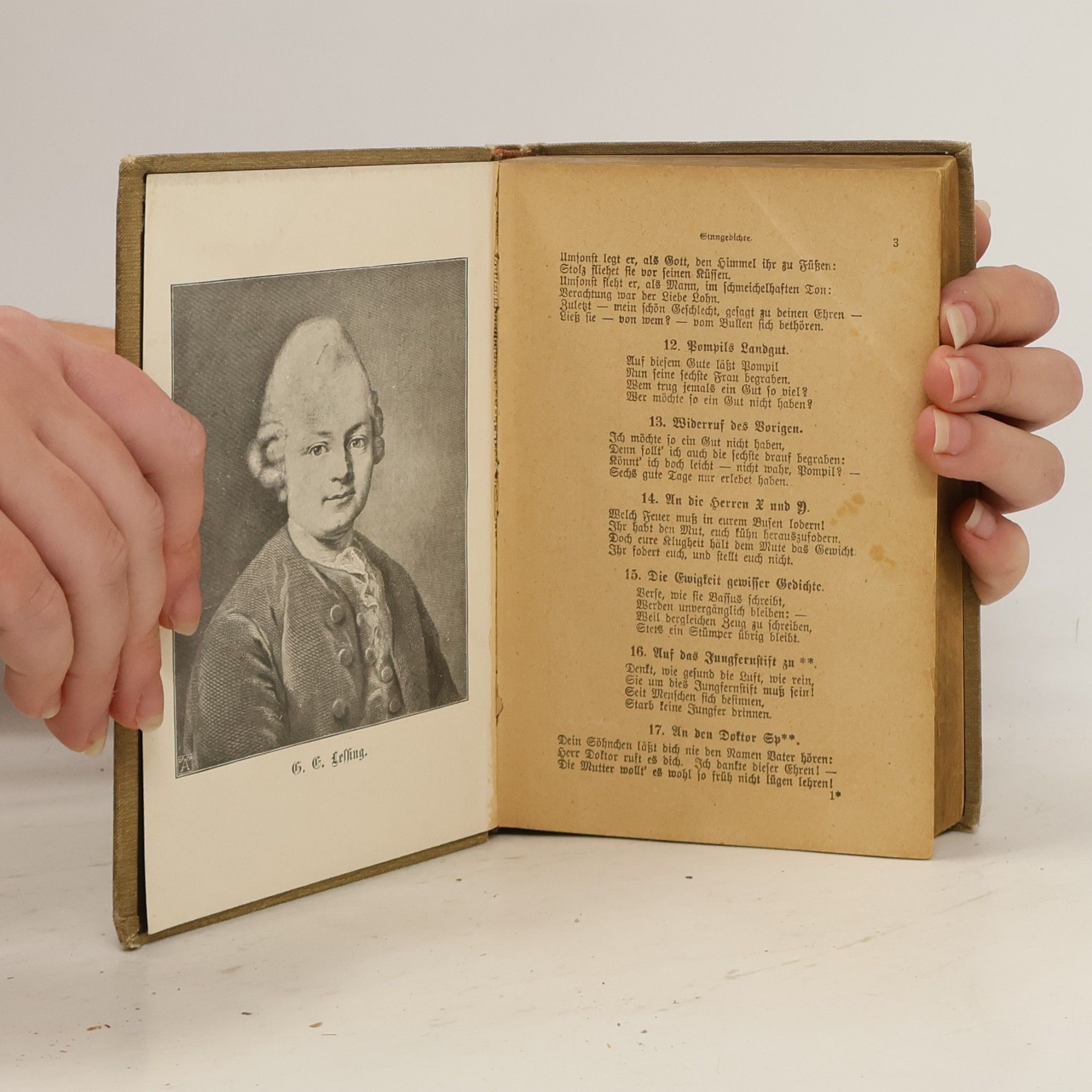 G. E. Lessing Poetische Werke