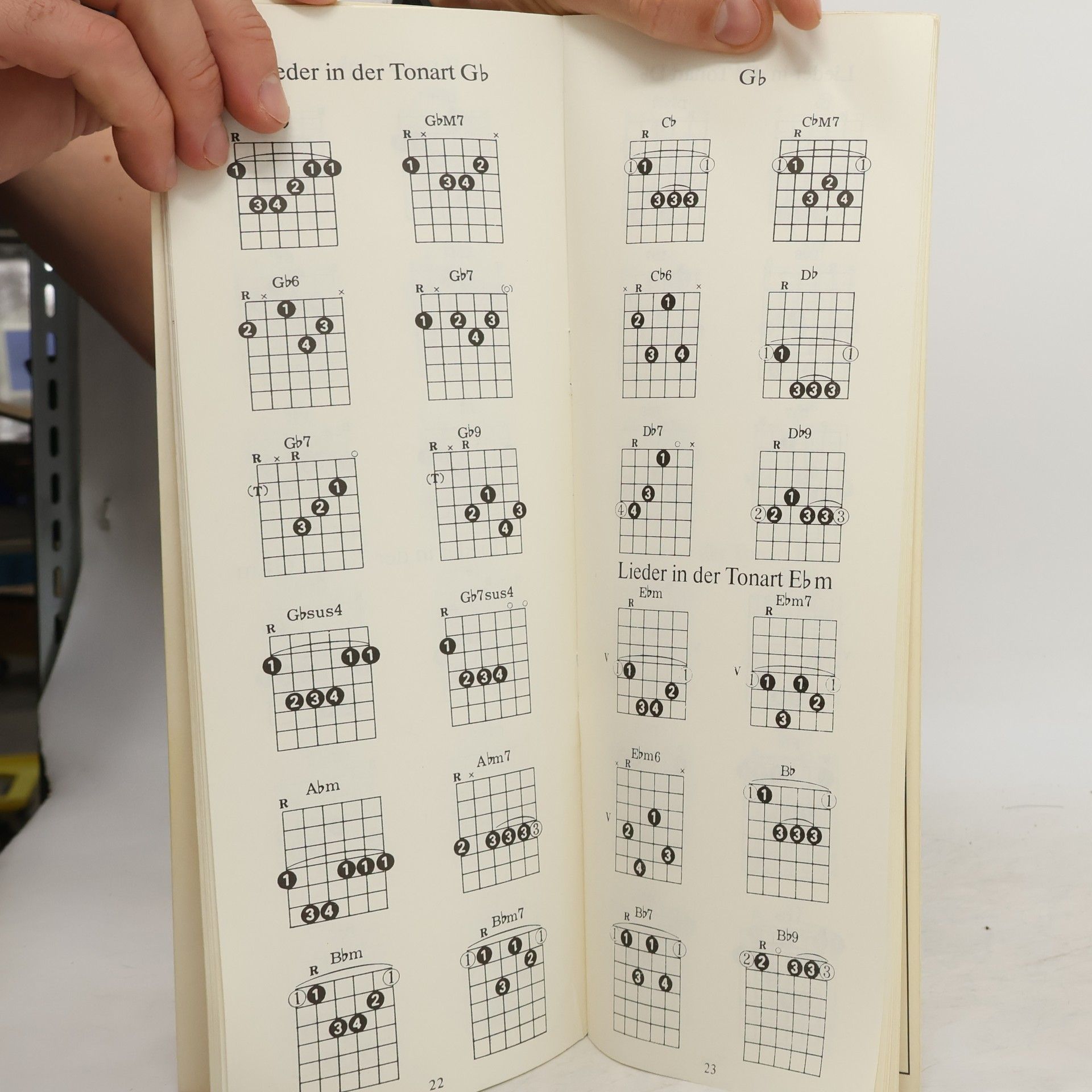 Peter Pickow Gitarrenkoffer Akkordbuch
