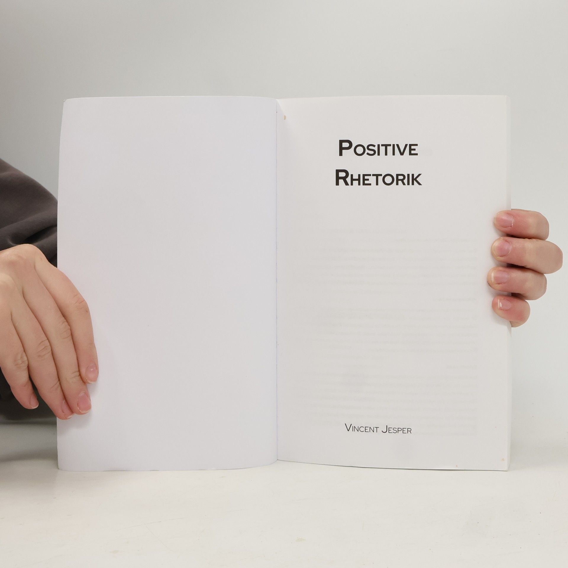 Vincent Jesper Positive Rhetorik