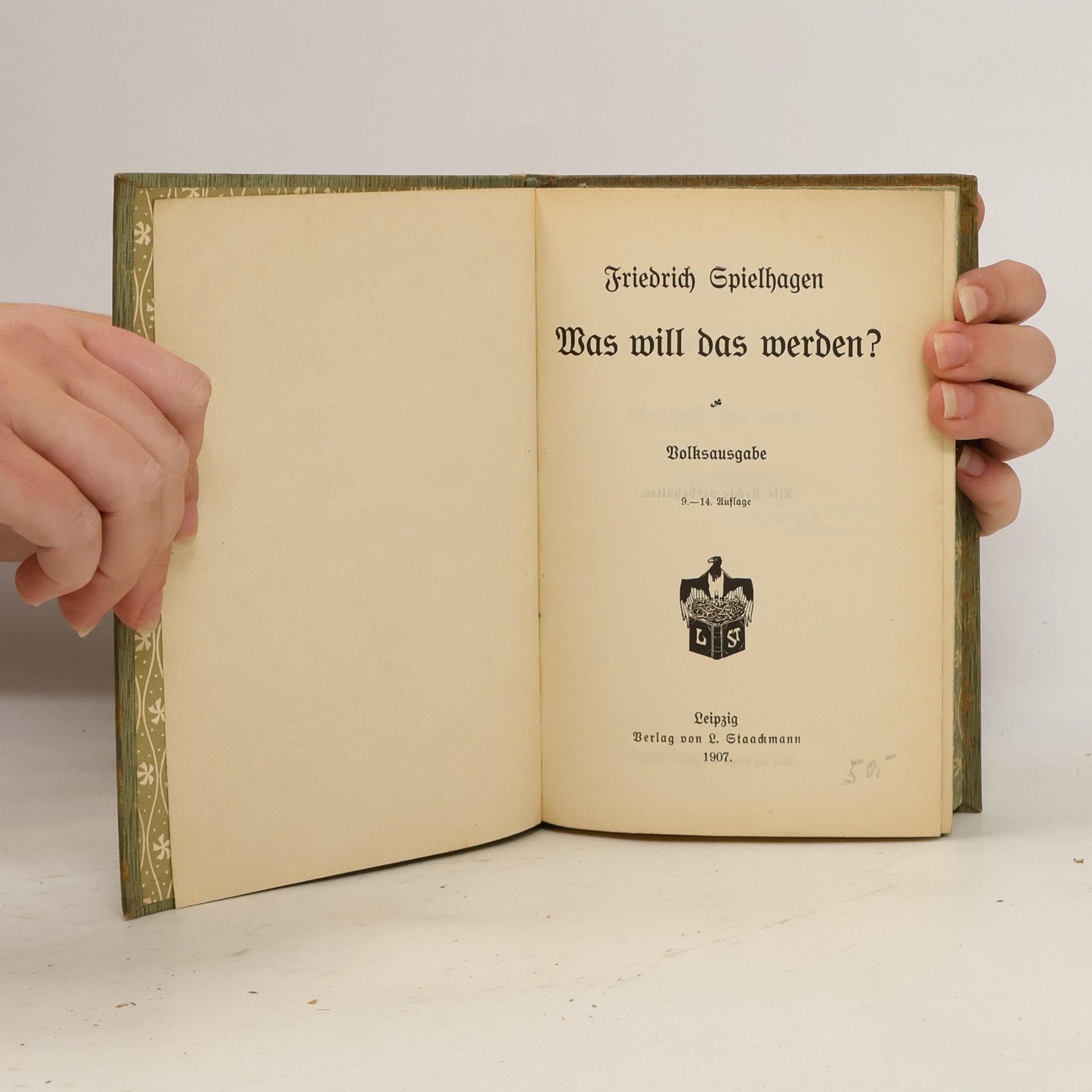 Friedrich Spielhagen Ausgewählte Romane. Was will das werden?