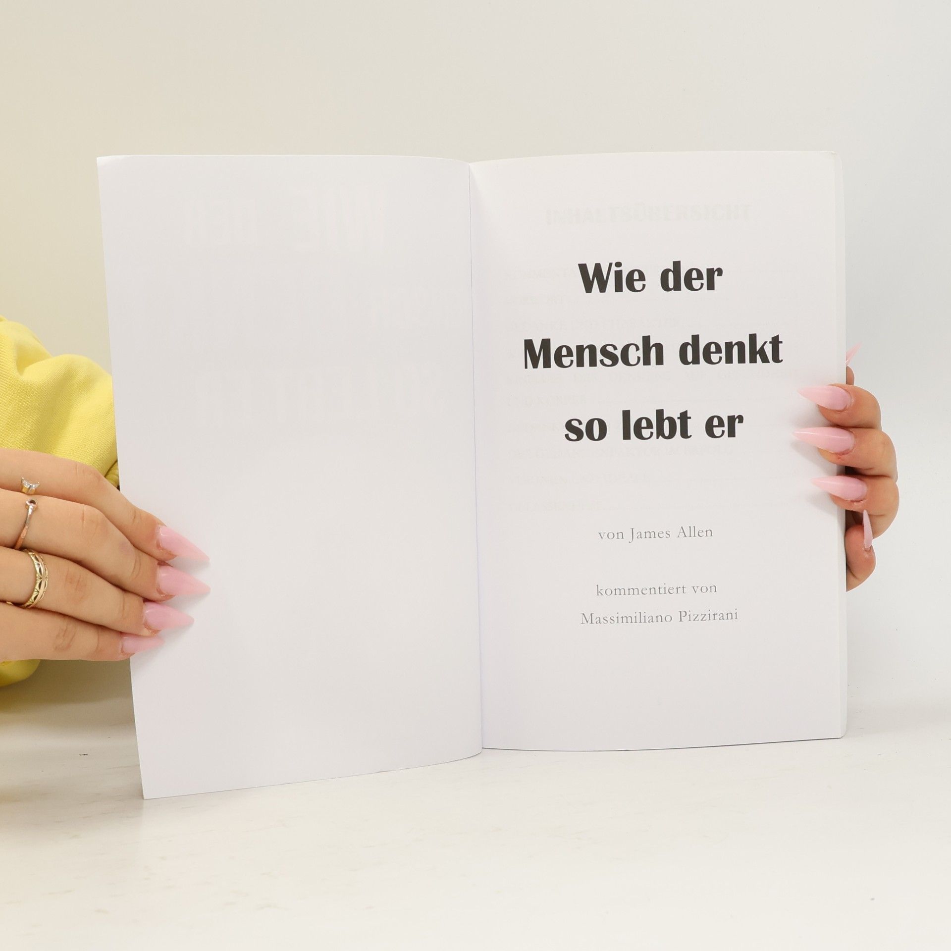 James Allen Wie der Mensch denkt, so lebt er