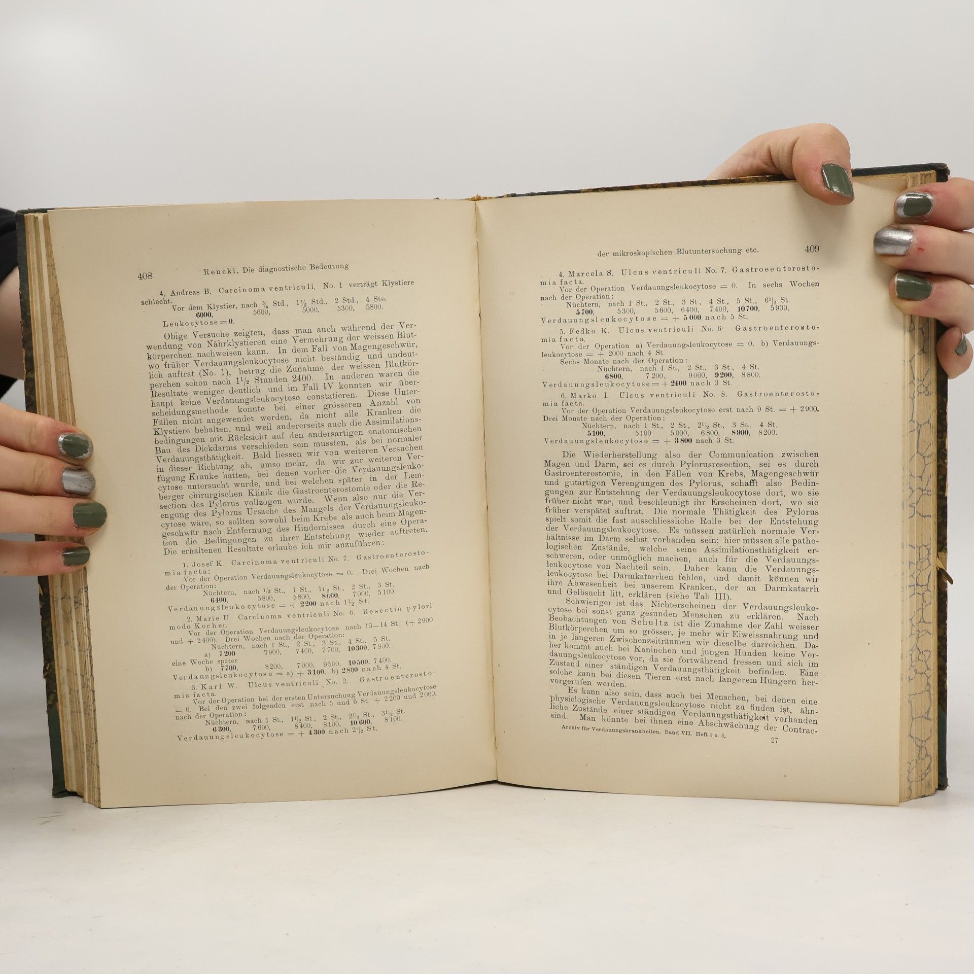 Various authors Archiv für Verdauungs-Krankheiten VIII.