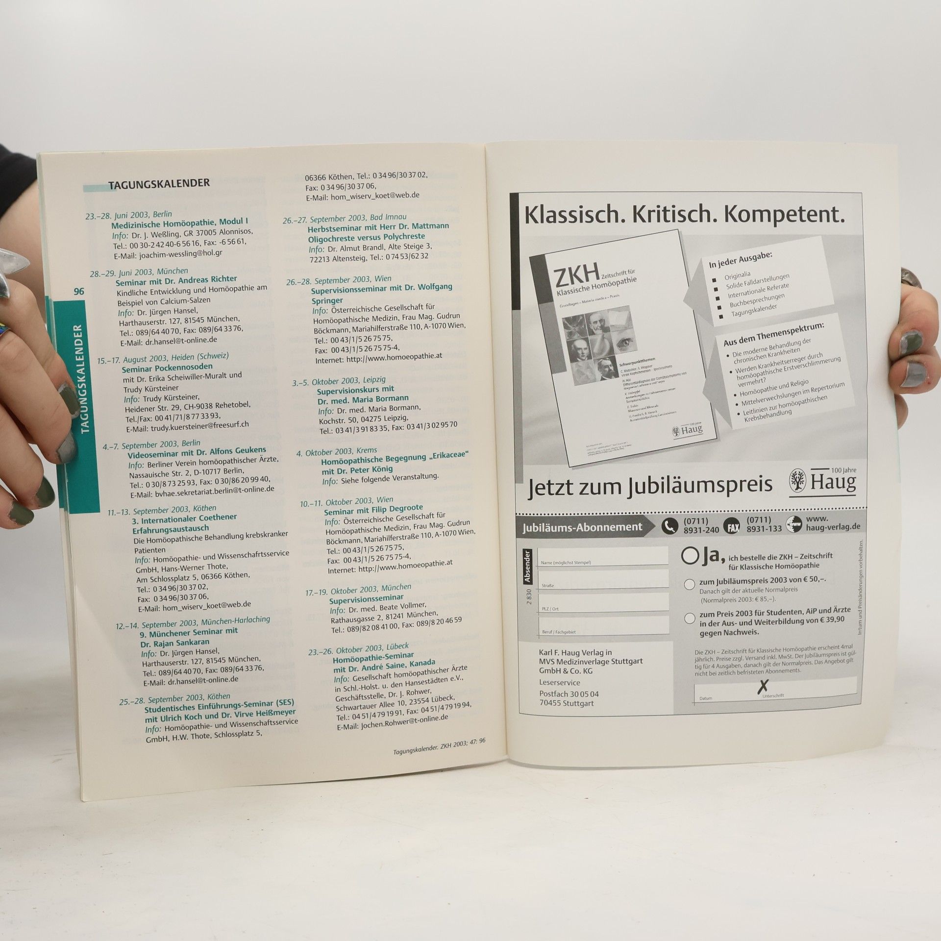 Autorenkollektiv ZKH 2/2003. Band 47