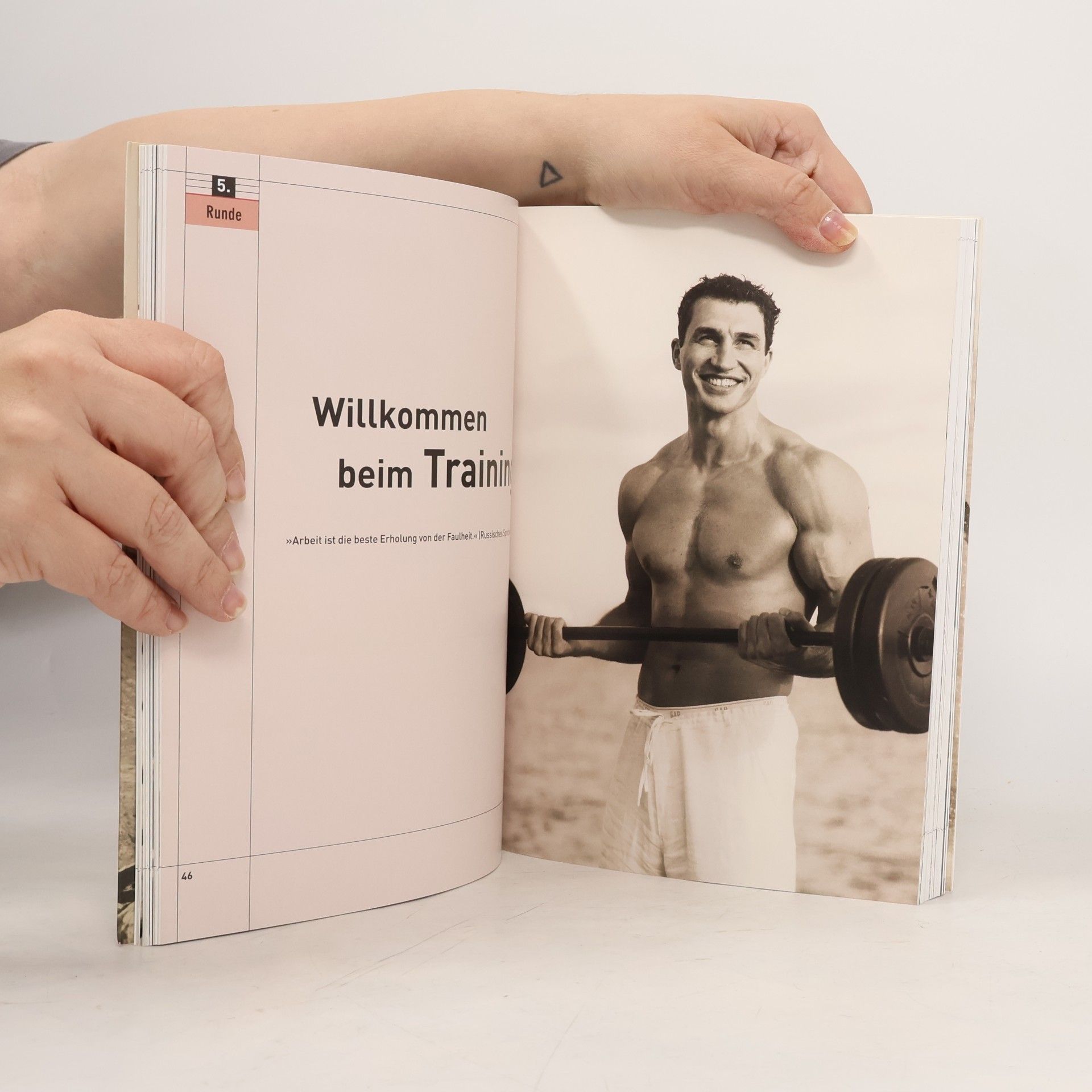 Vitalij V. Klyc ko Unser Fitness-Buch