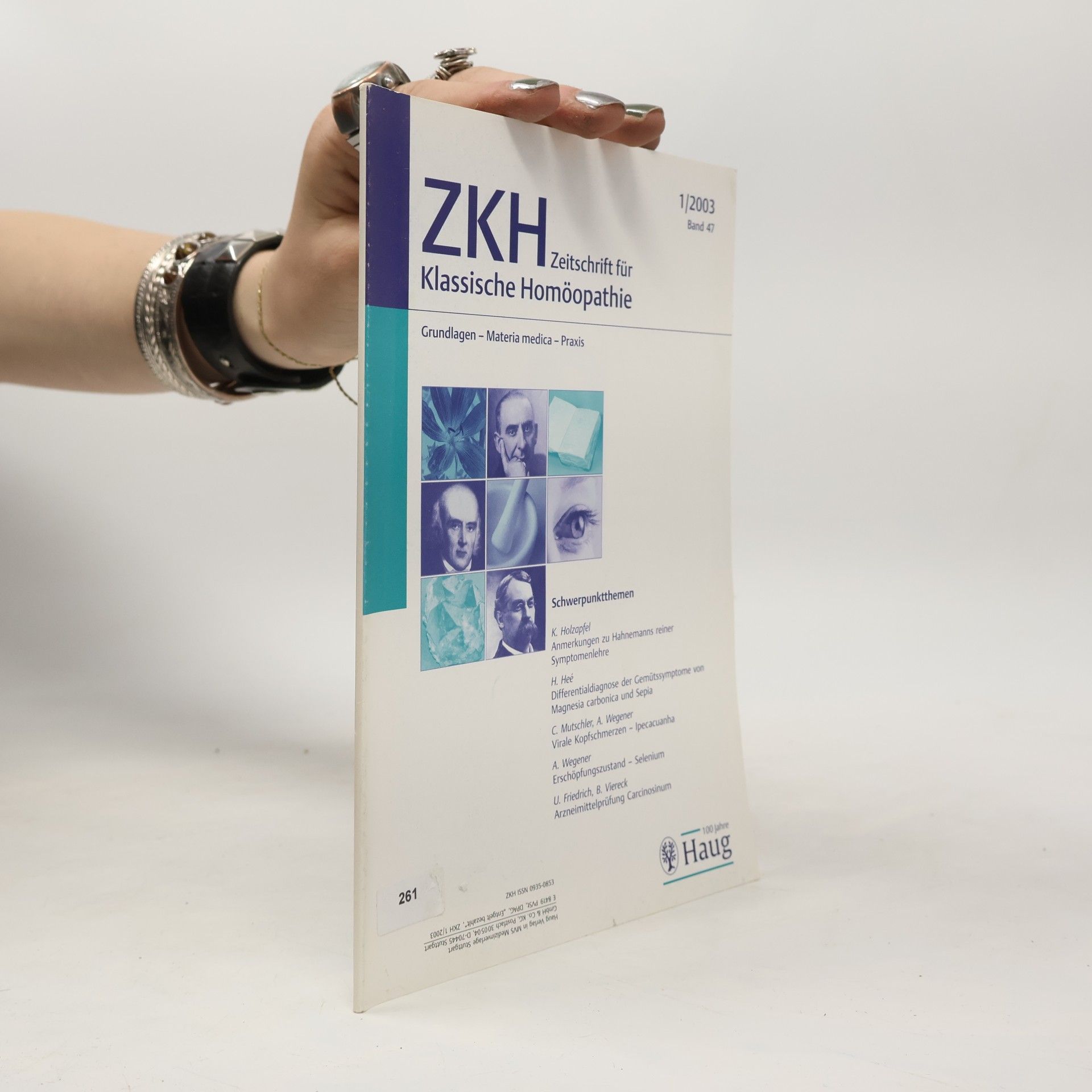 ZKH Zeitschrift für Klassische Homöopathie