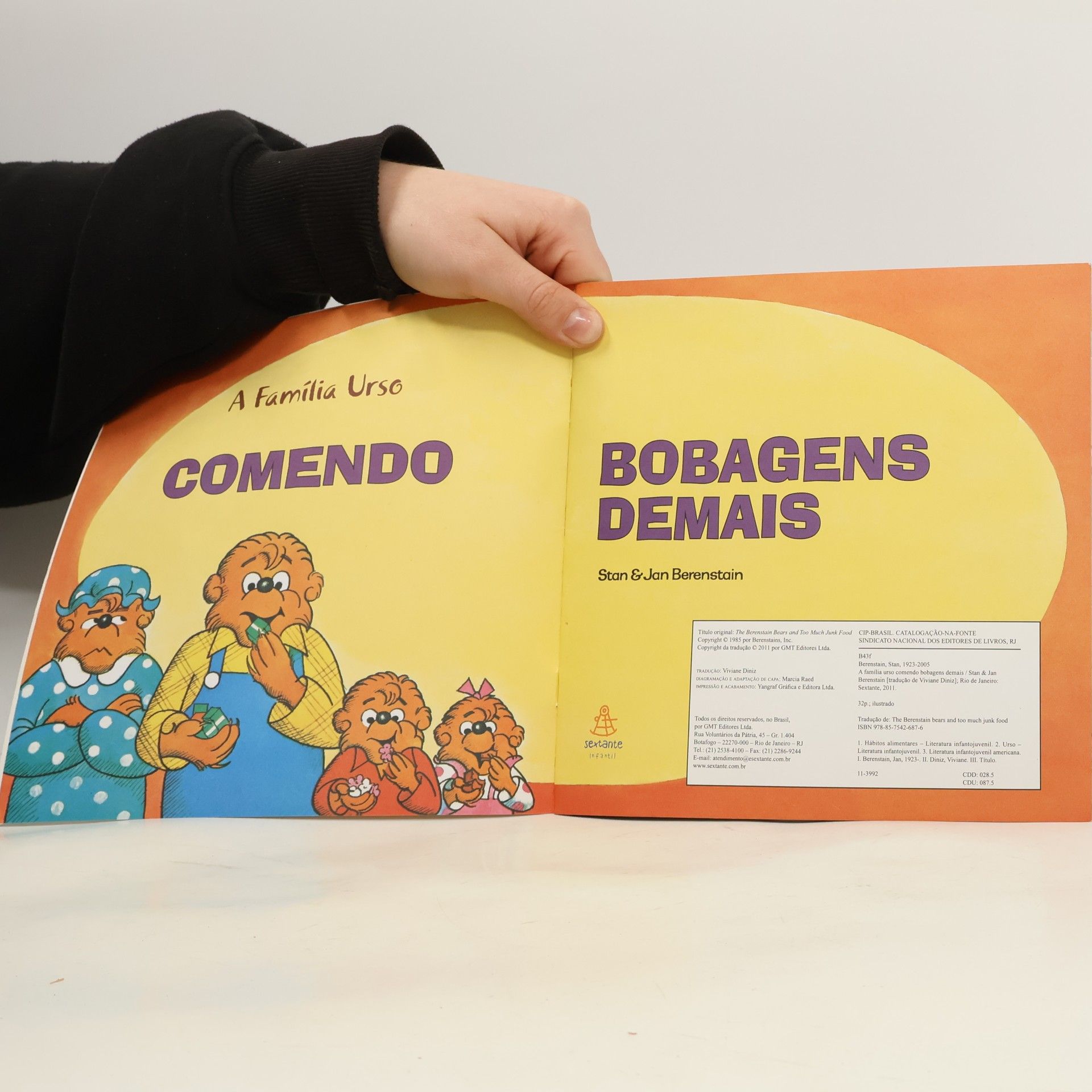 Stan Berenstain A Família Urso: Comendo Bobagens Demais
