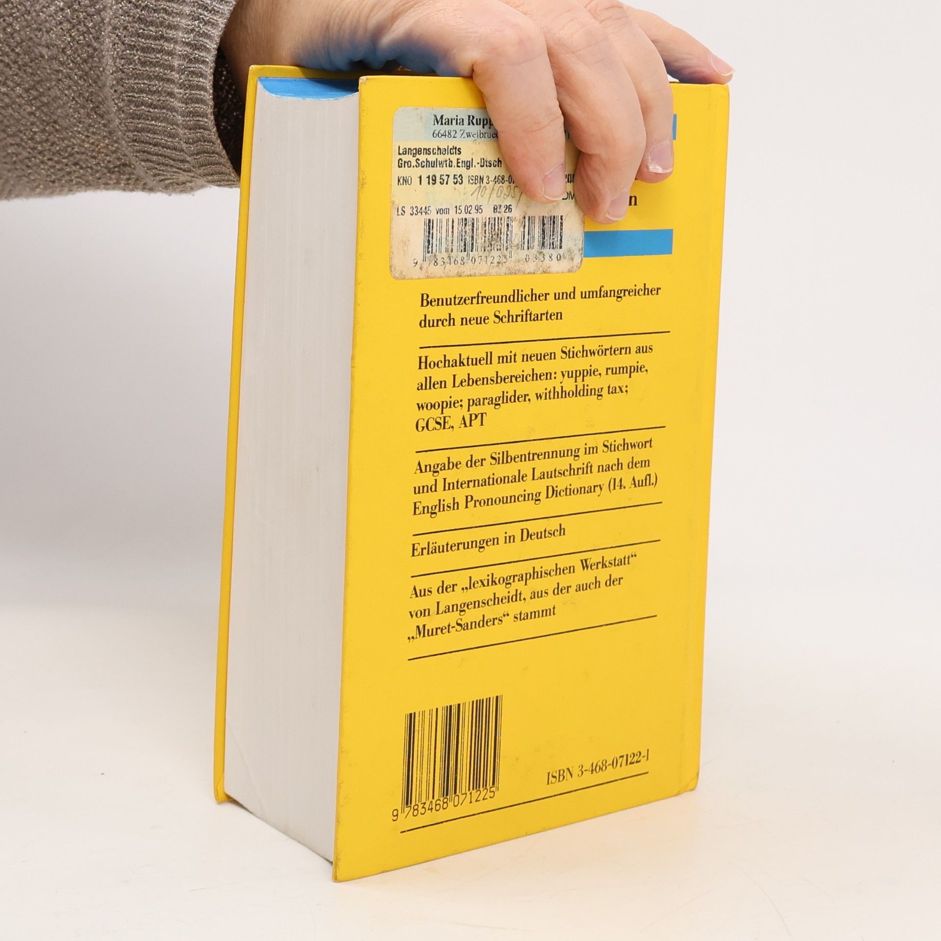 Heinz Messinger Langenscheidts grosses Schulwörterbuch