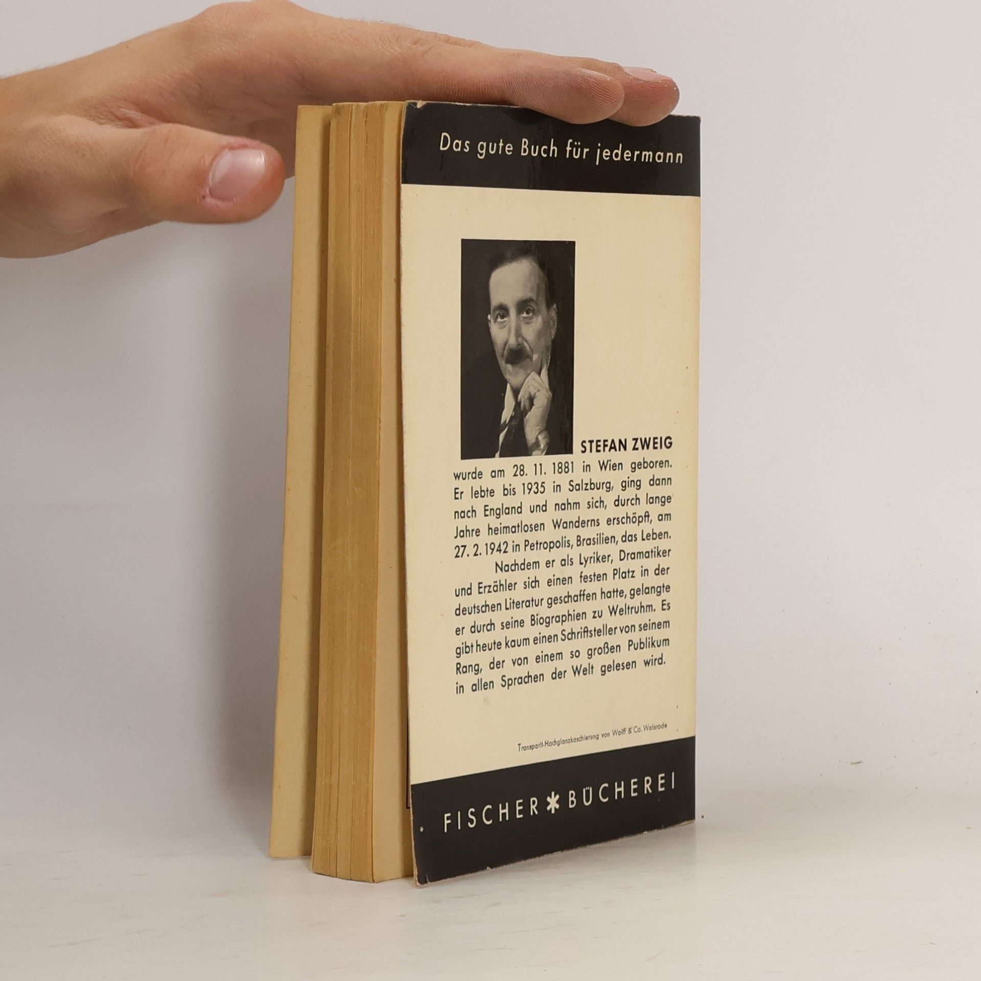 Stefan Zweig Phantastische Nacht