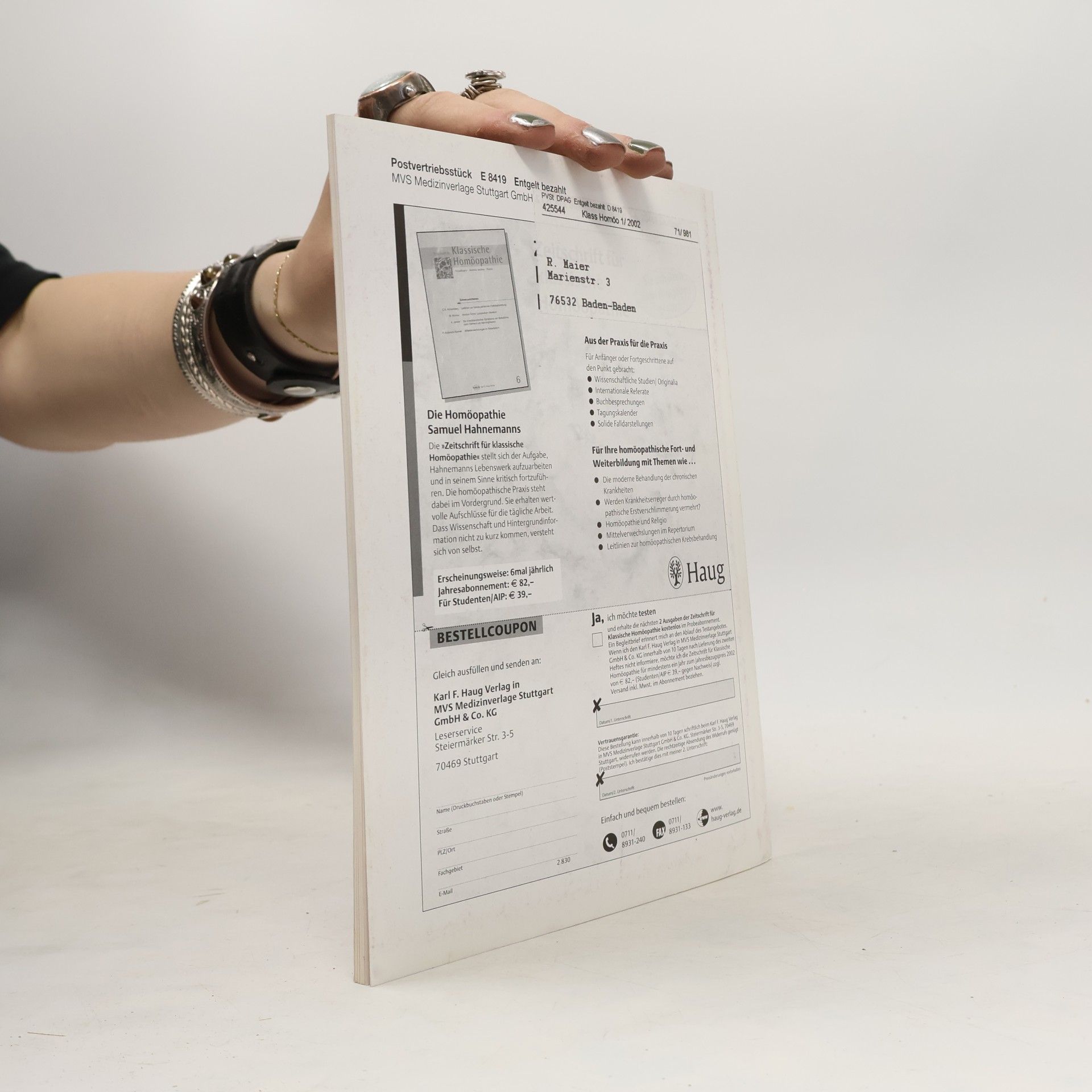 Autorenkollektiv Zeitschrift für Klassische Homöopathie 46