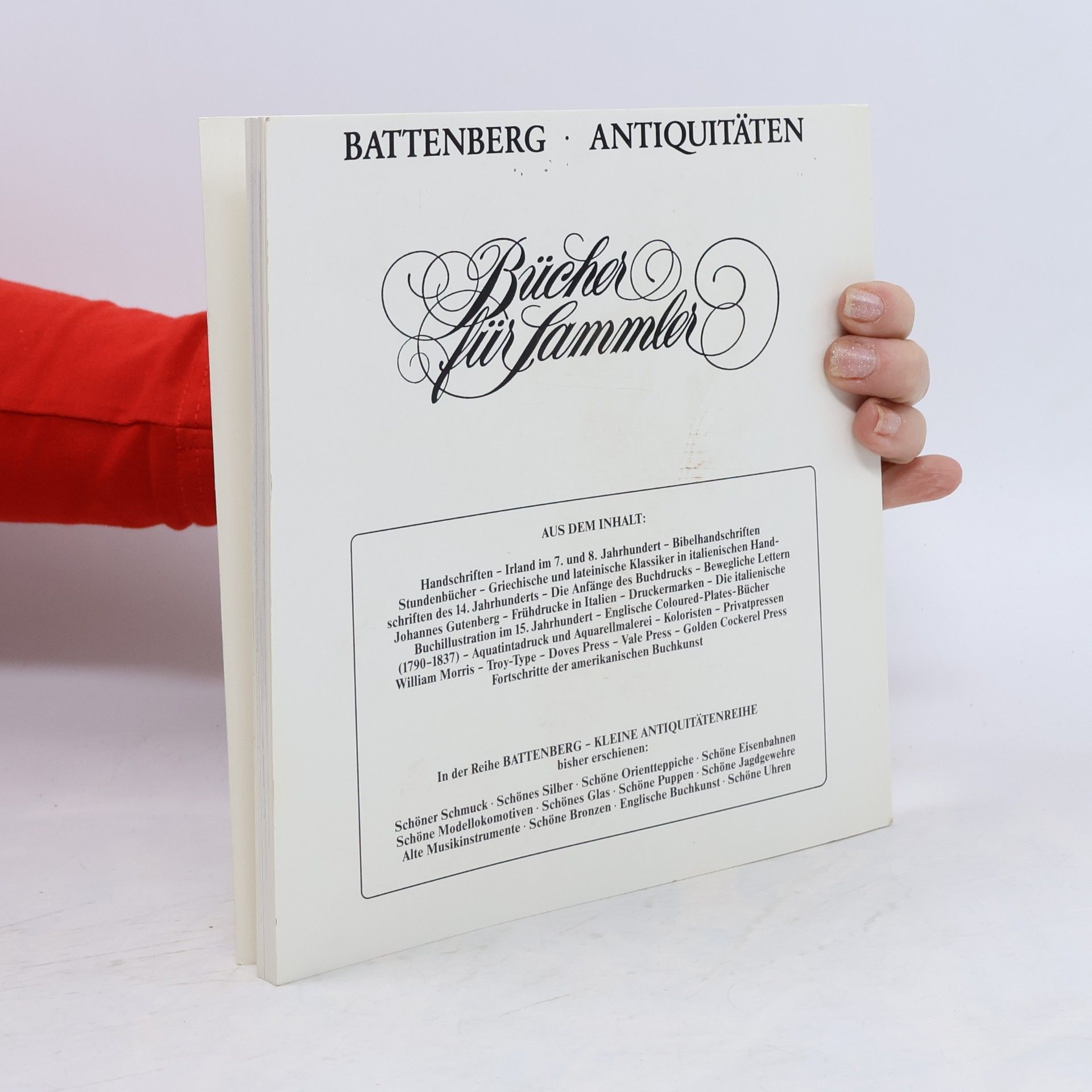 Alan G. Thomas Englische Buchkunst