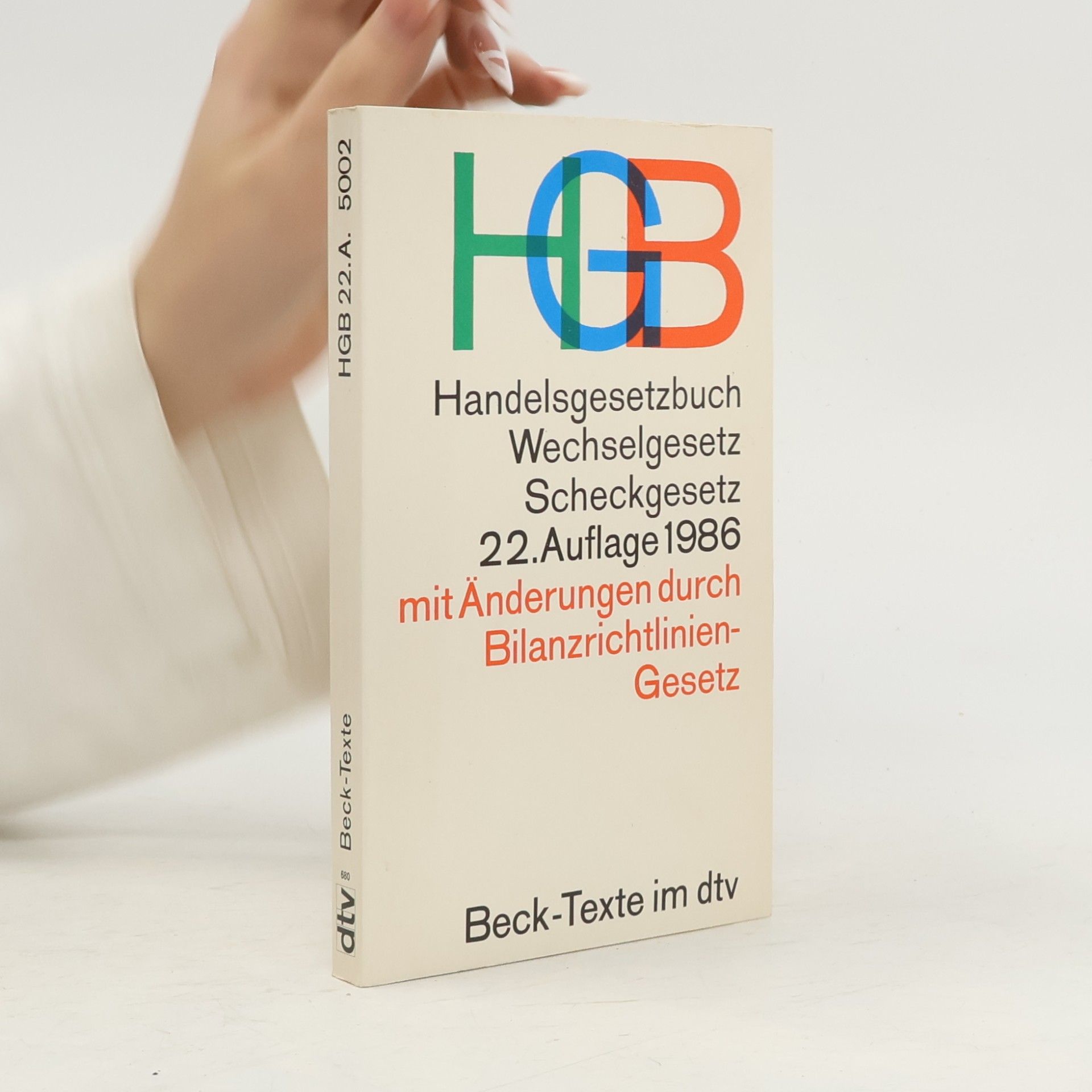 Handelsgesetzbuch Wechselgesetz Scheckgesetz
