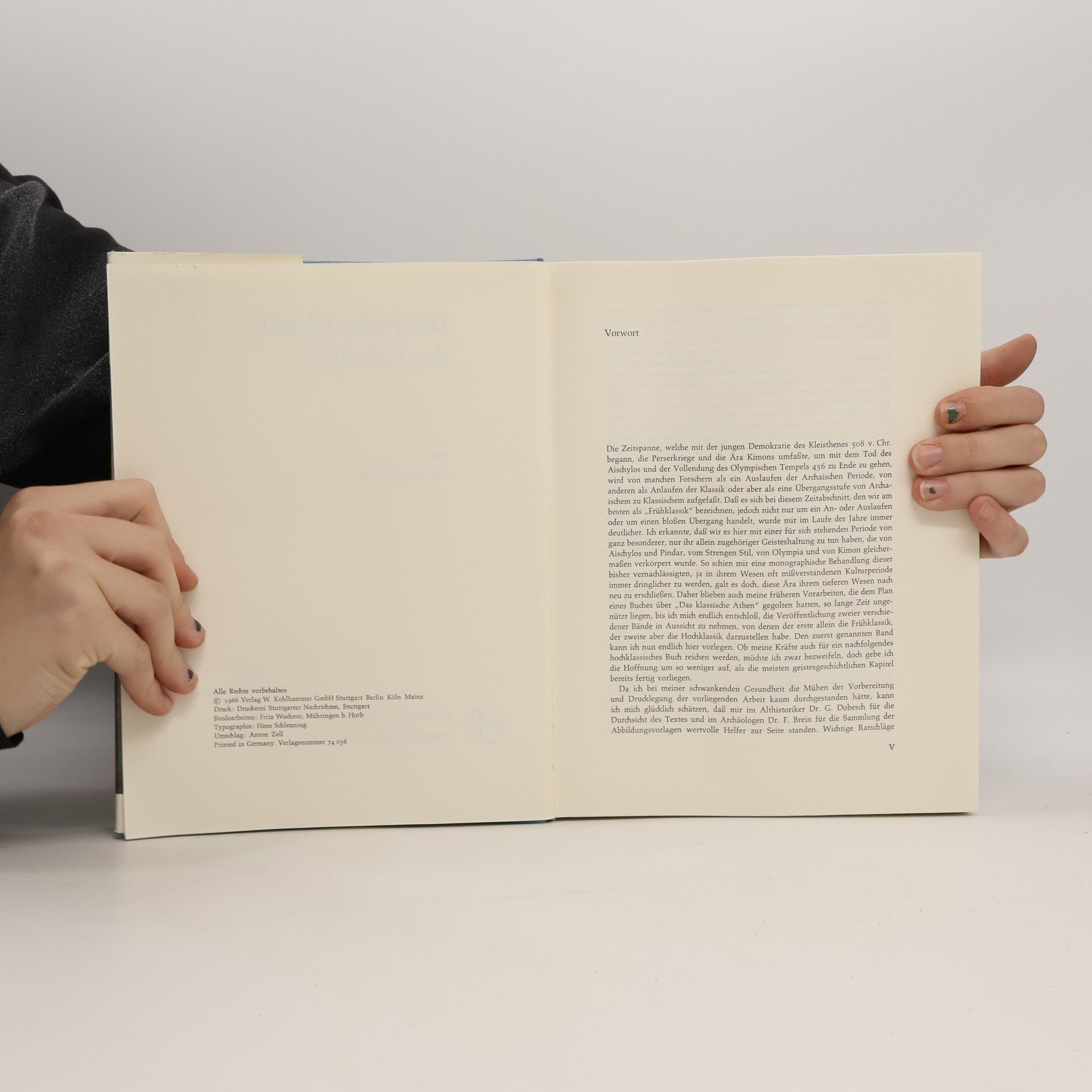 Fritz Schacherneyer Die frühe Klassik der Griechen