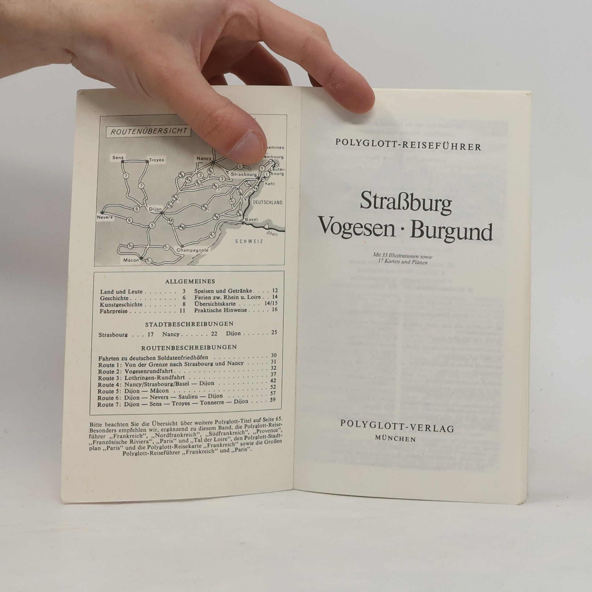 Various authors Reiseführer. Straßburg Vogesen Burgund